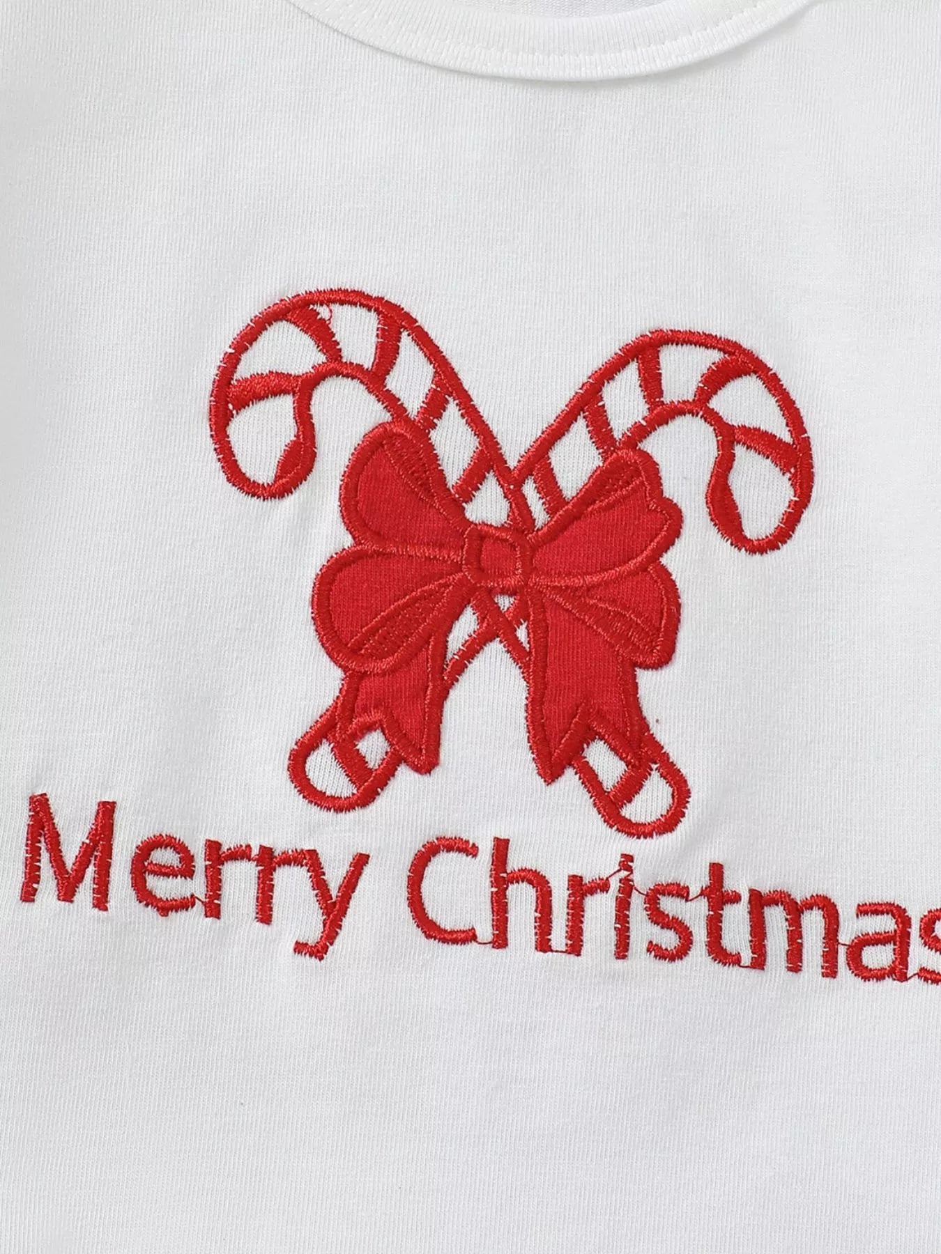 Children's Christmas Ruffle Trim Top and Pants Set - PBNJ FASHIONS