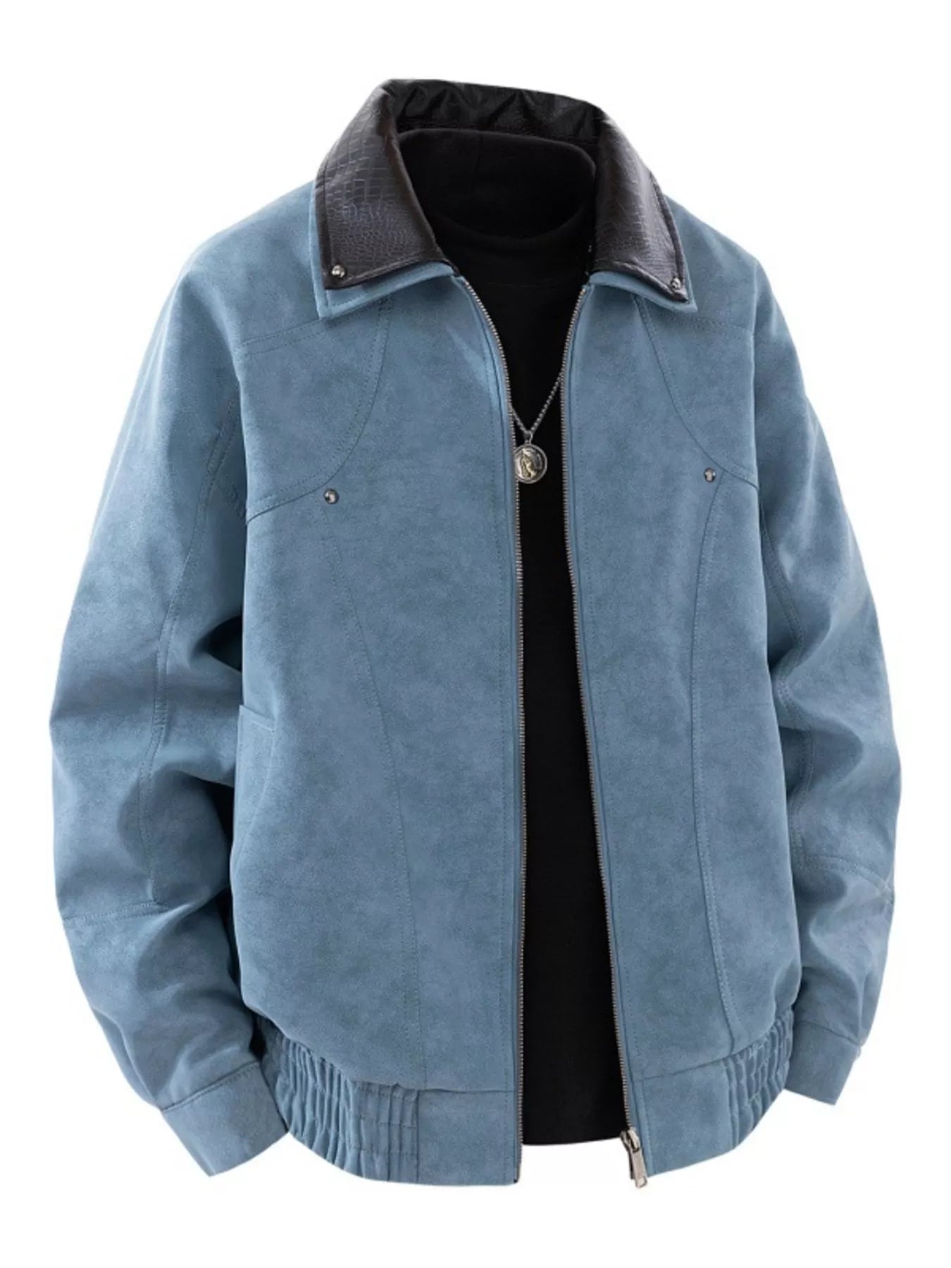 Men's Plus Size Vintage Style Zip Up Bomber Jacket - PBNJ FASHIONS