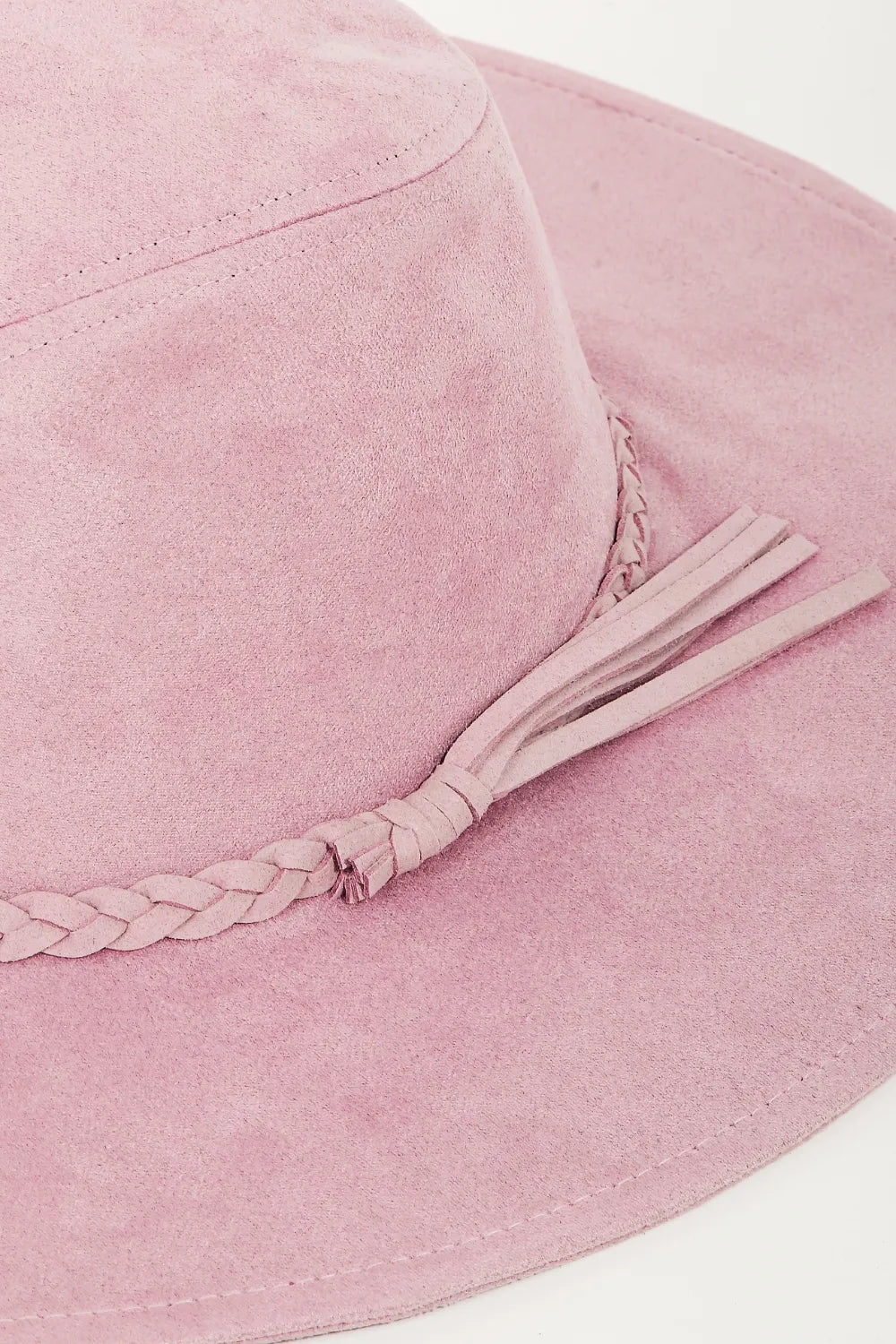 Fame Braided Faux Suede Hat - PBNJ FASHIONS