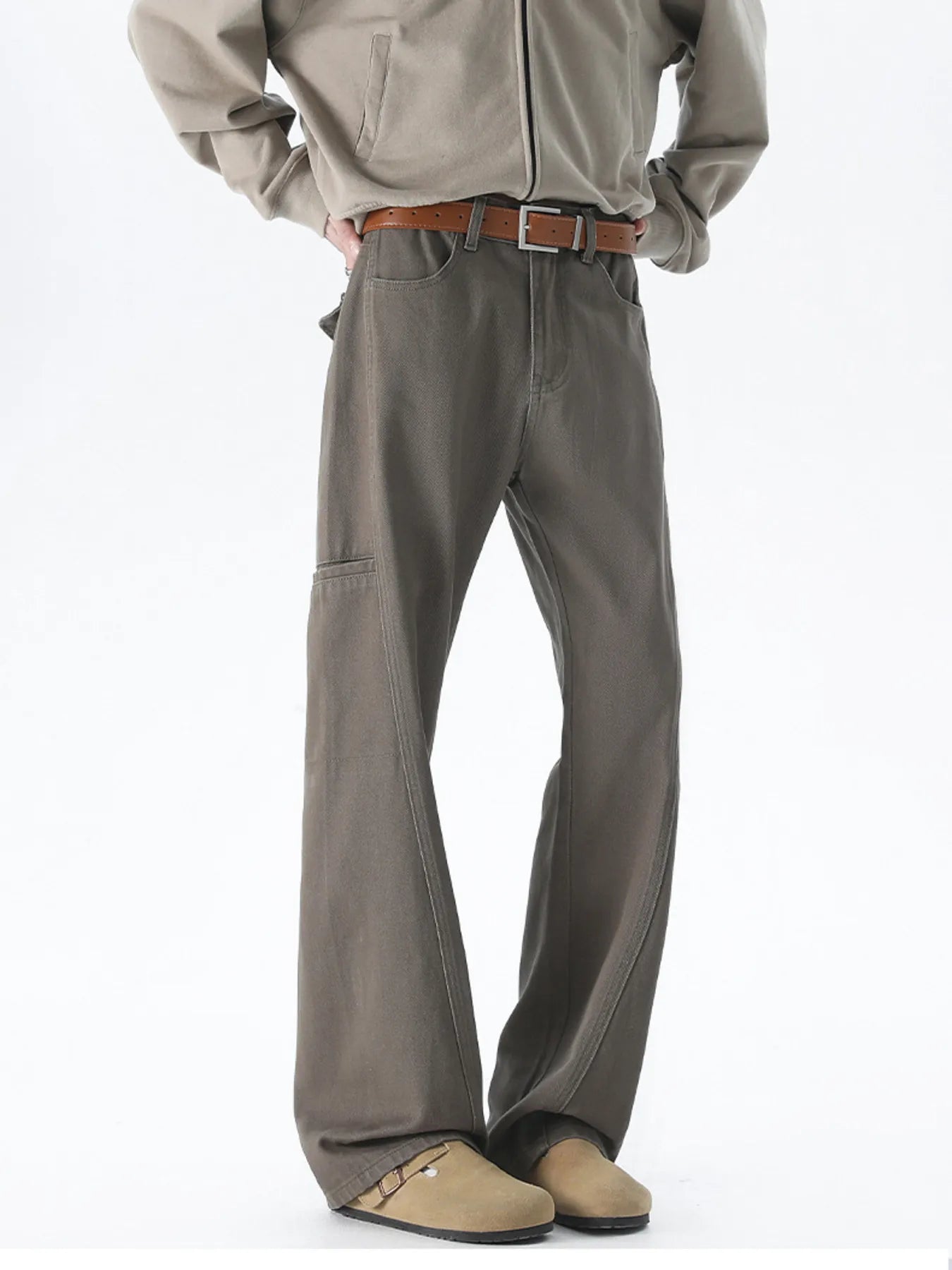 Men's Plus Size Wide Leg Casual Jeans - PBNJ FASHIONS
