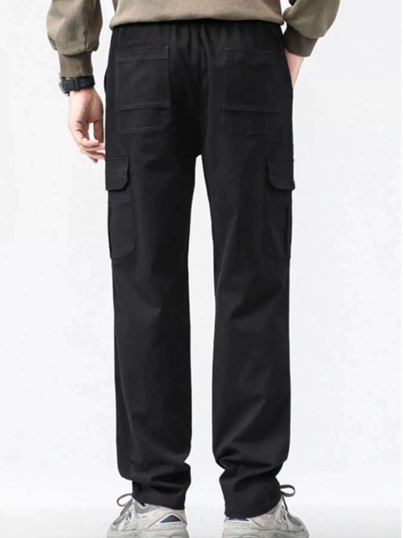 Men's Plus Size Relaxed Fit Cargo Pants - PBNJ FASHIONS