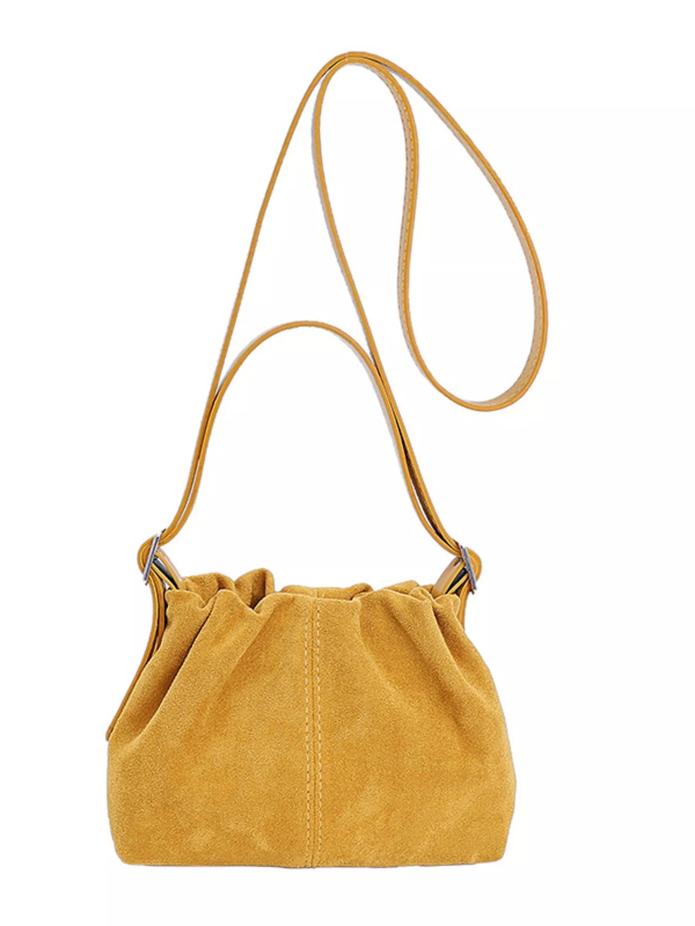 Suede Adjustable Strap Crossbody Bag - PBNJ FASHIONS