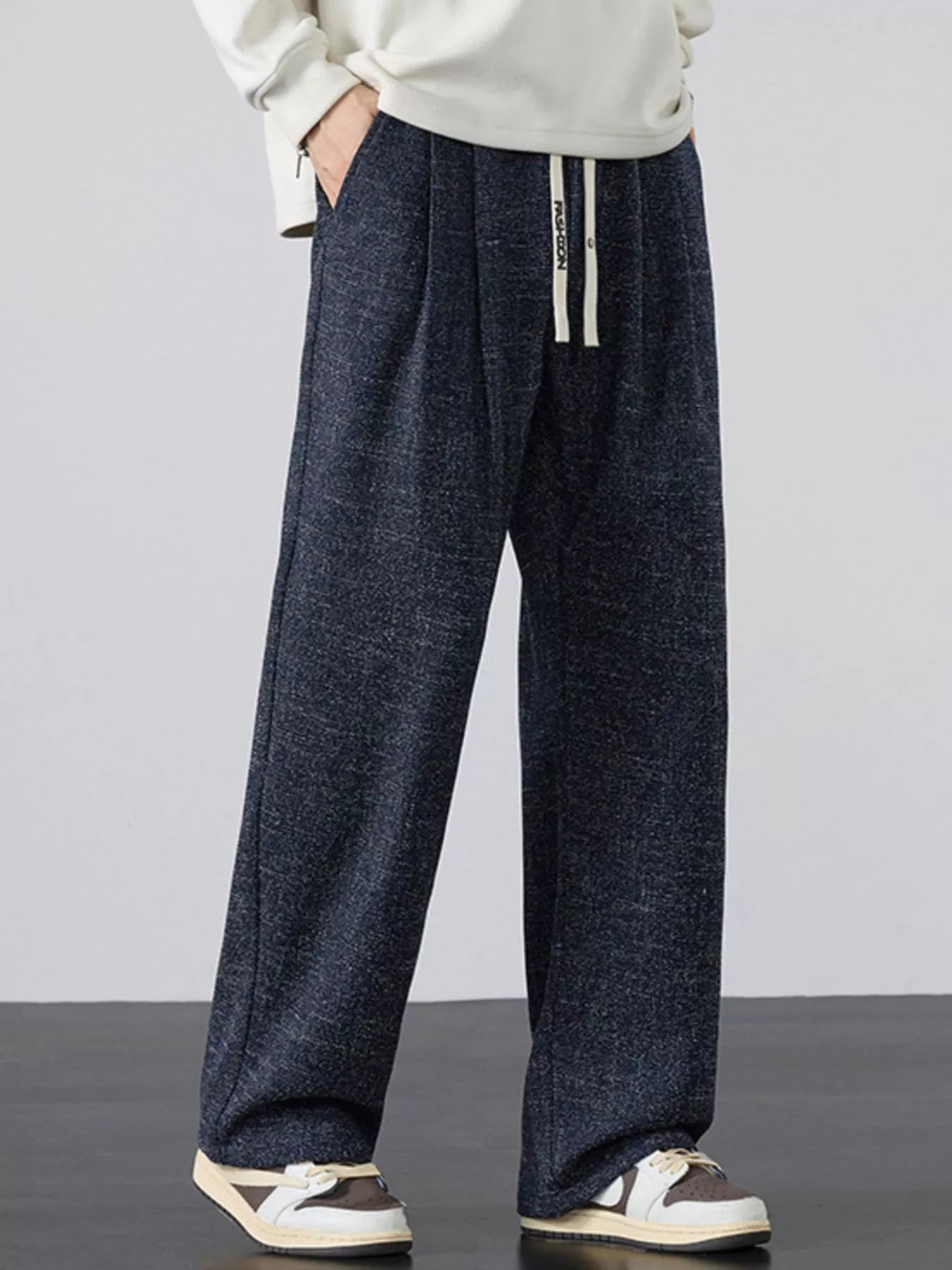 Men's Plus Size Casual Wide Leg Pants - PBNJ FASHIONS