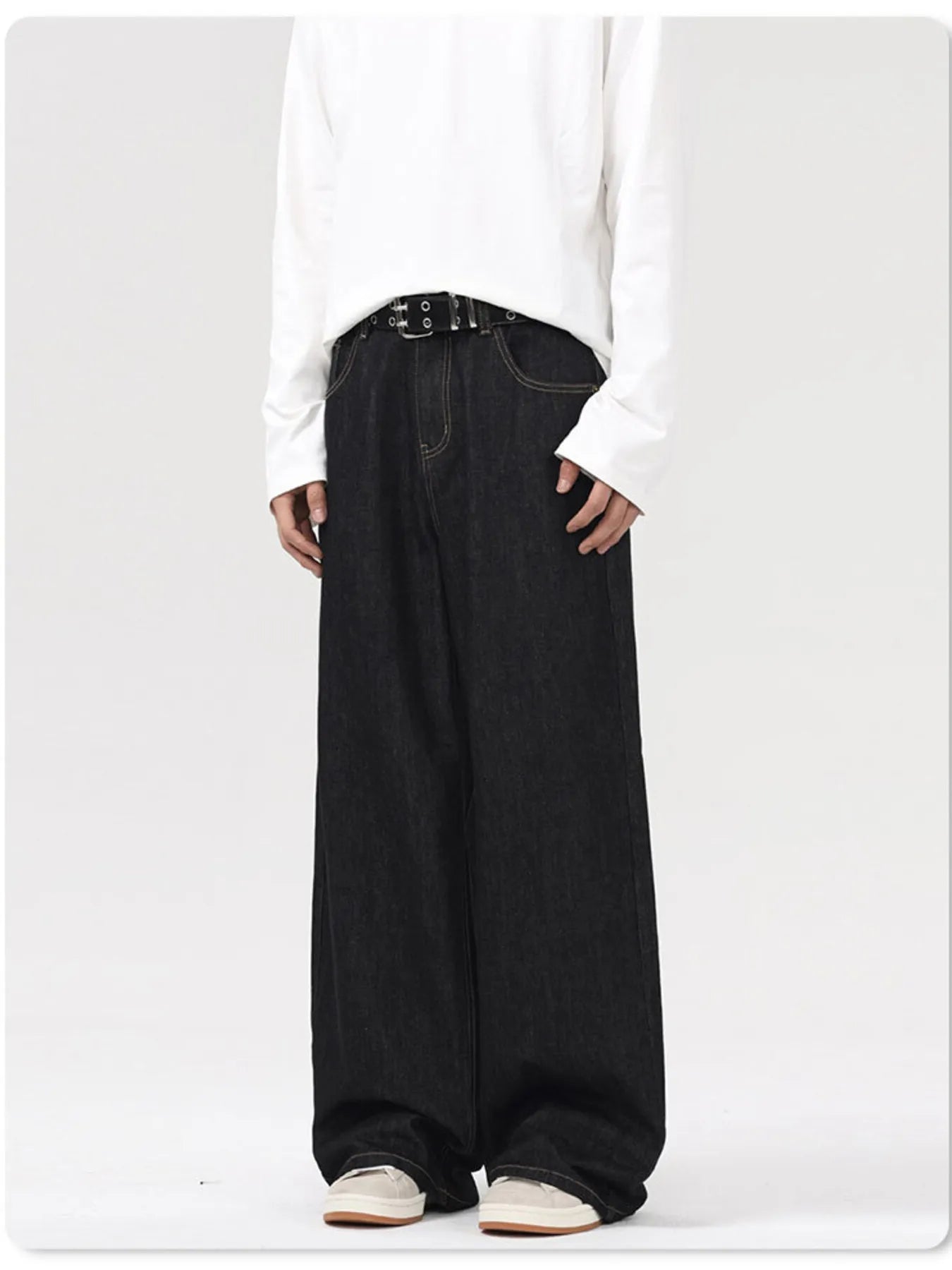 Men's Wide Leg Jeans - PBNJ FASHIONS