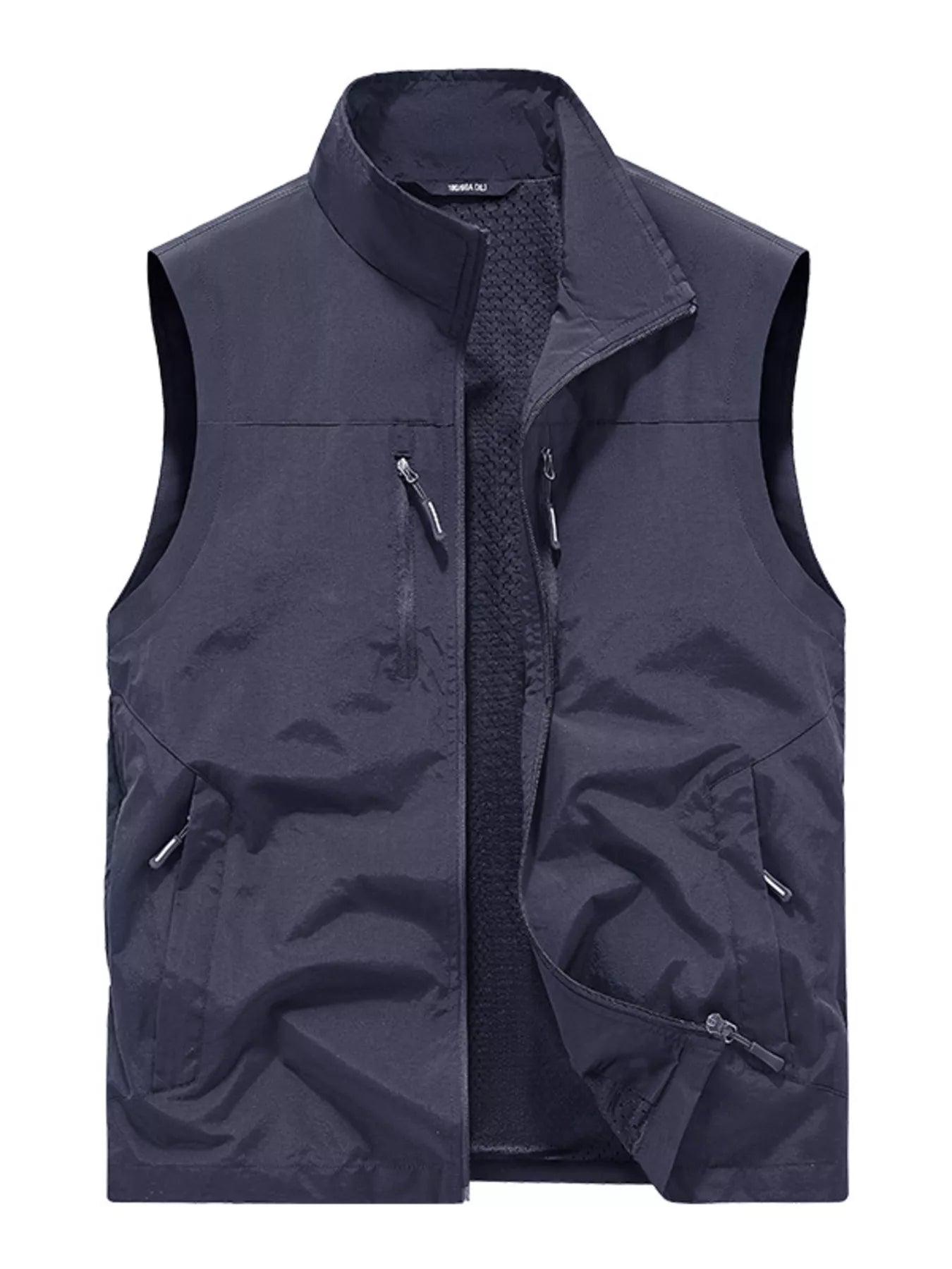 Men's Plus Size Lightweight Outdoor Zip Up Vest - PBNJ FASHIONS