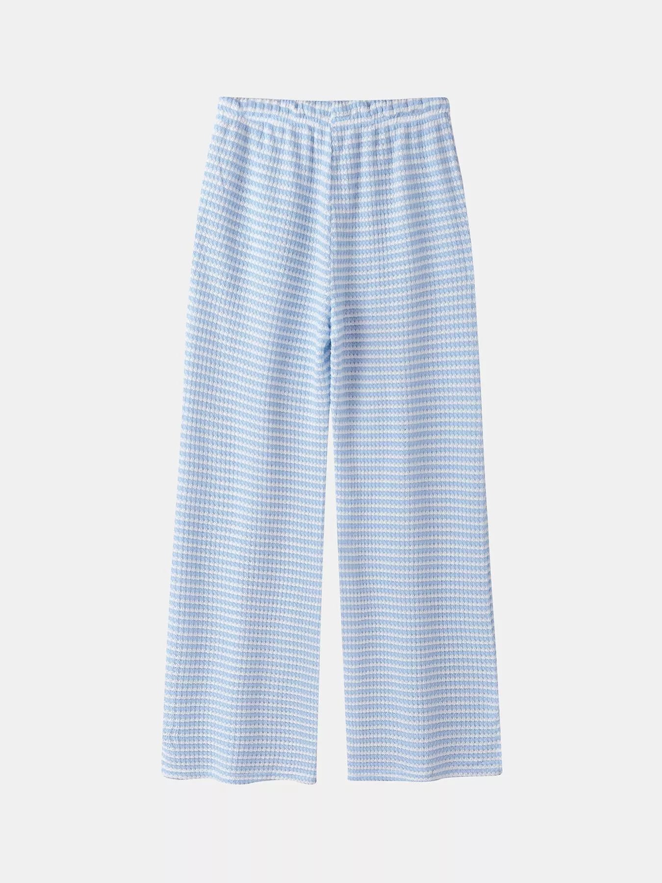 Wide Leg Pants: Comfort & Style in One Package - Blue-S- - PBNJ FASHIONS