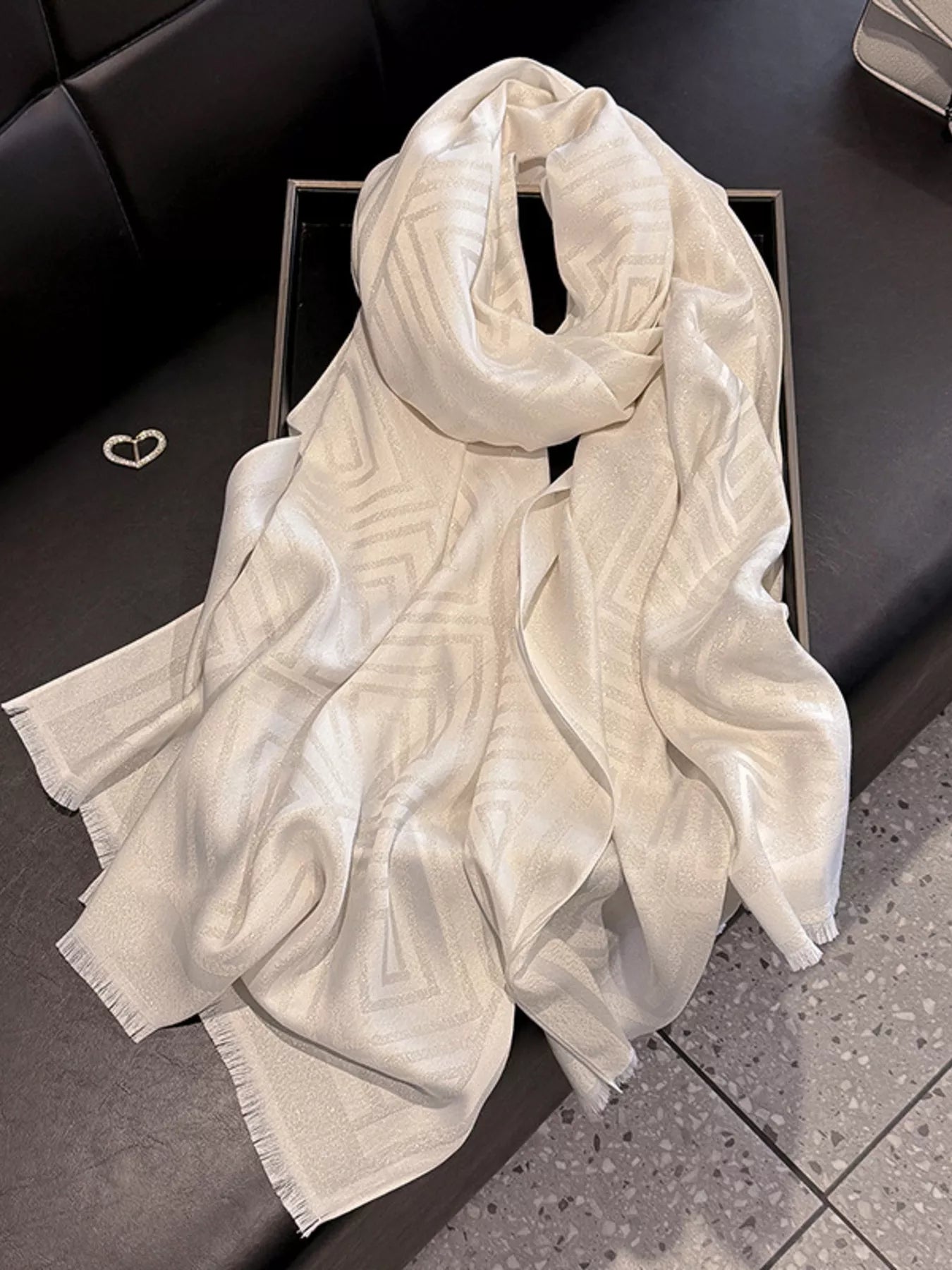 Raw Hem Lightweight Scarf - PBNJ FASHIONS