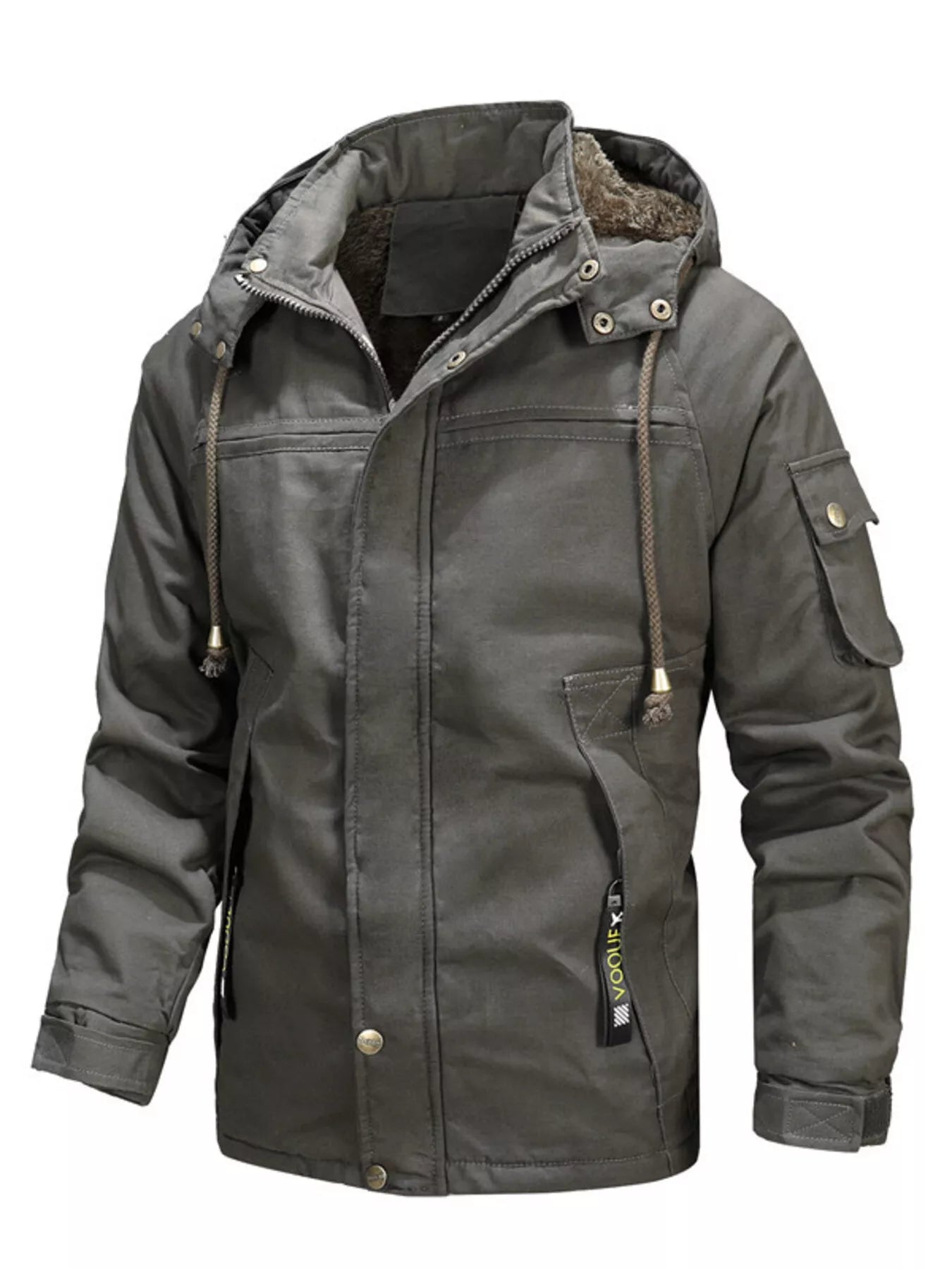 Men's Full Size Warm Hooded Winter Parka Jacket Plus Size - PBNJ FASHIONS