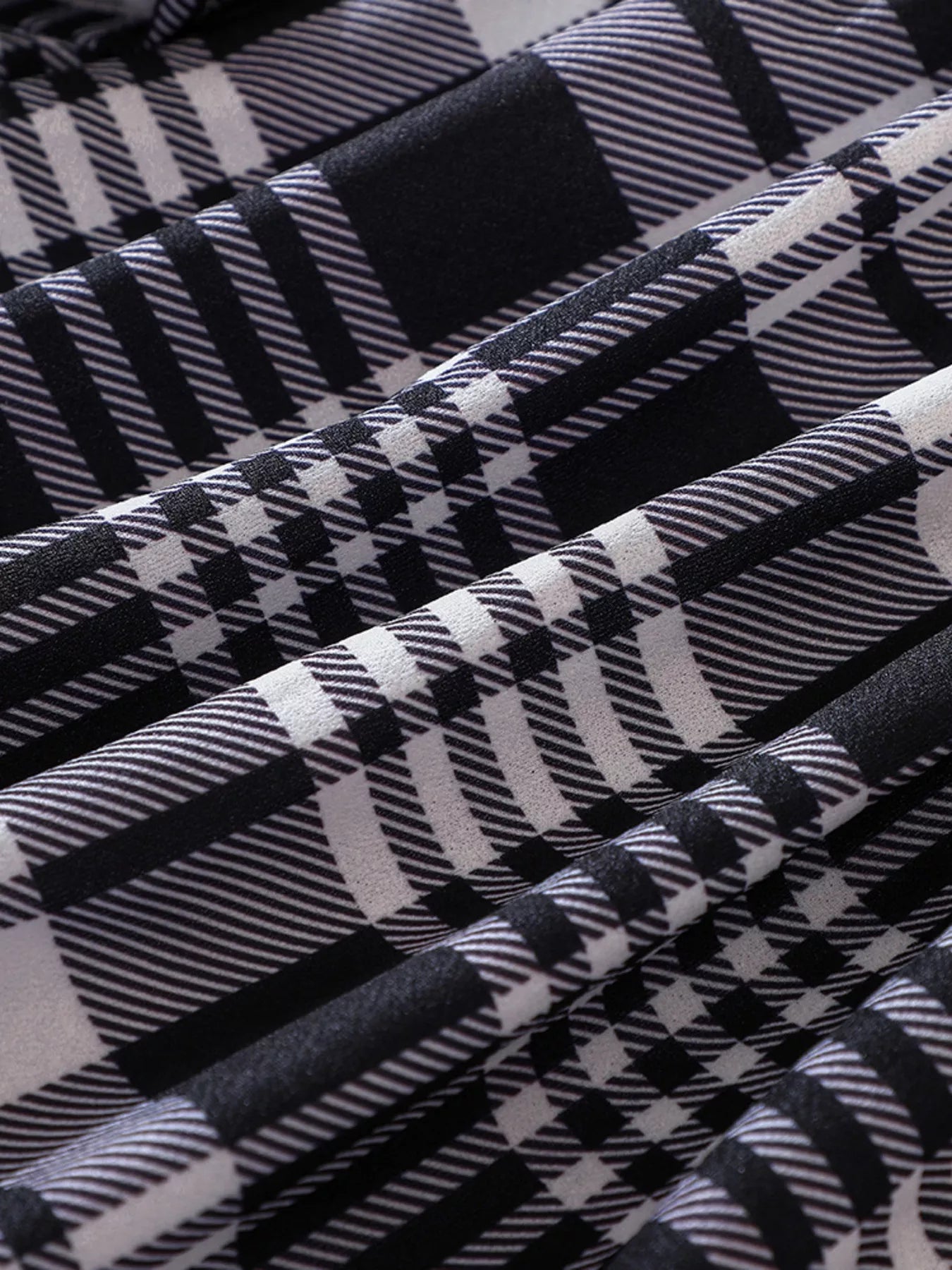 Children's Plaid Print Long Sleeve Dress - PBNJ FASHIONS