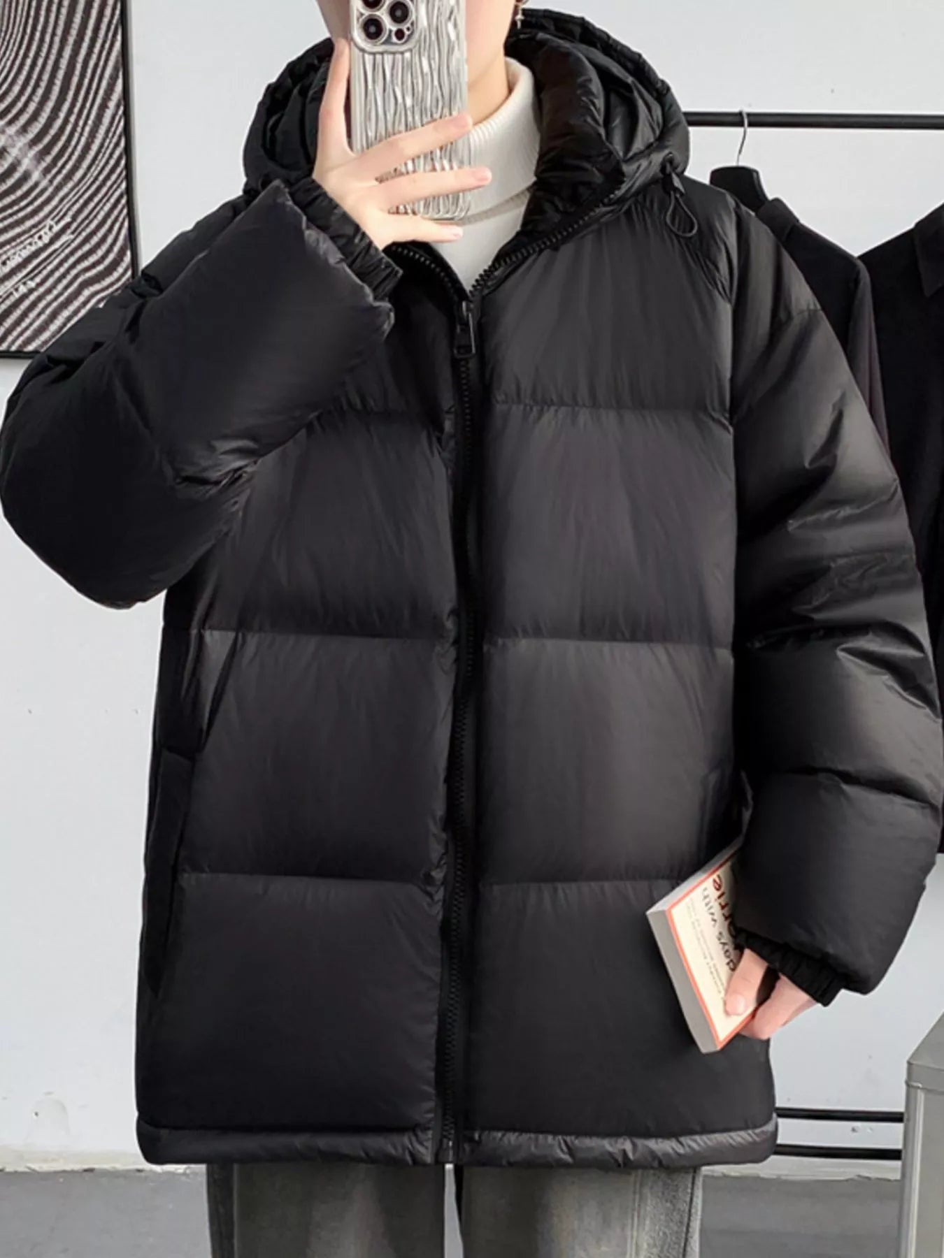 Men's Full Size Warm Padded Hooded Puffer Jacket Plus Size - PBNJ FASHIONS