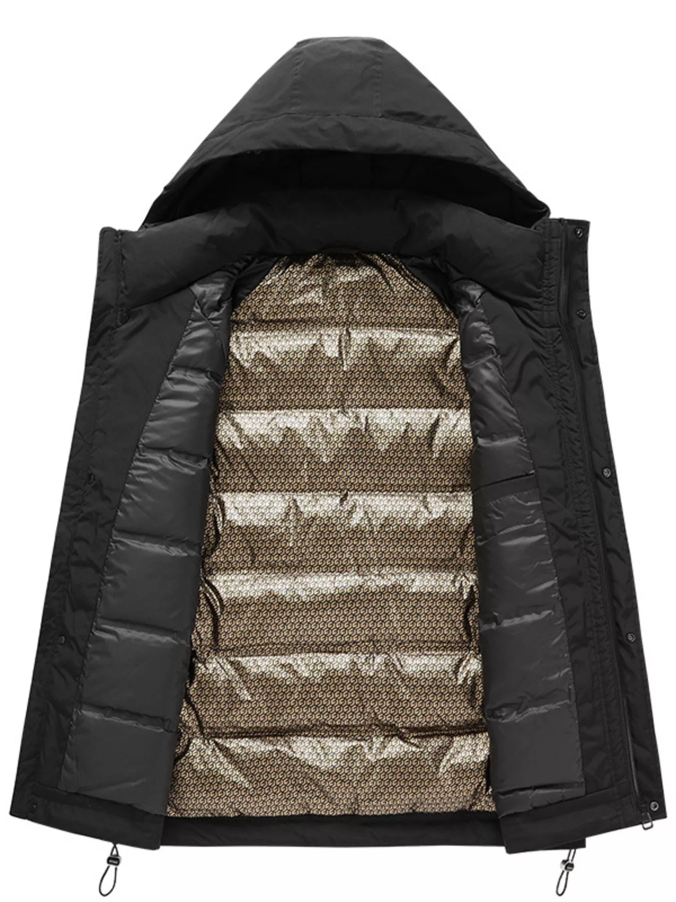 Men's Plus Size Hooded Padded Puffer Jacket - PBNJ FASHIONS