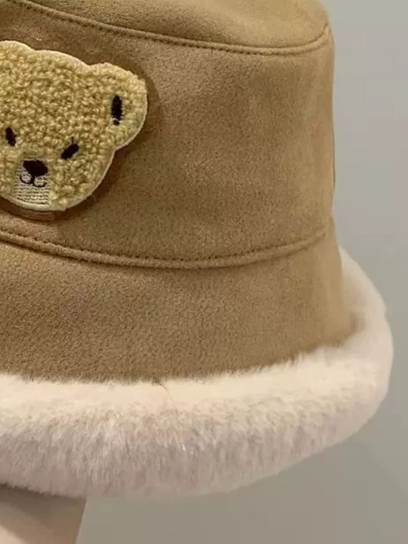Children's Warm Plush Trim Bucket Hat - PBNJ FASHIONS