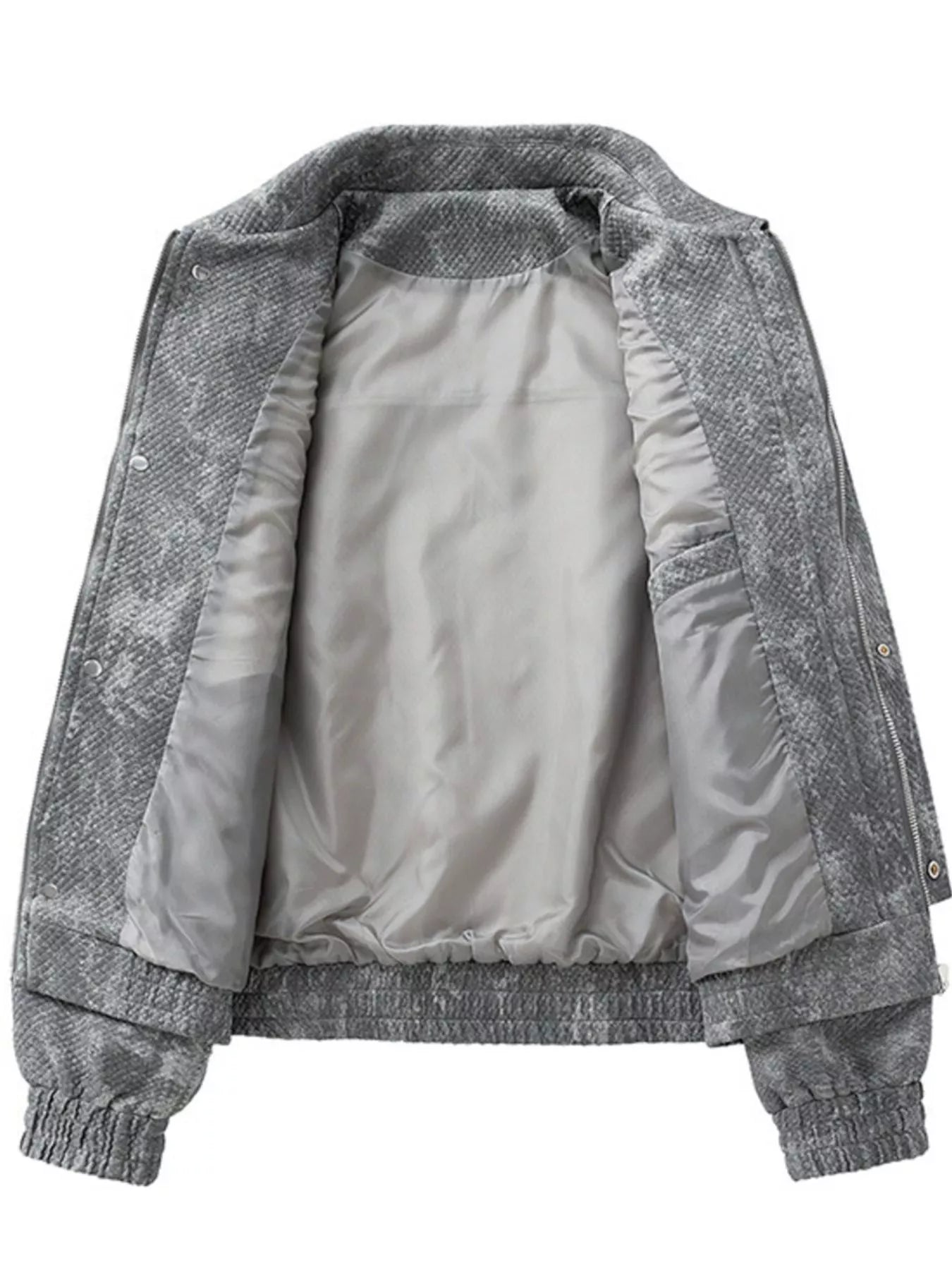 Men's Plus Size Casual Snap - Down Jacket - PBNJ FASHIONS