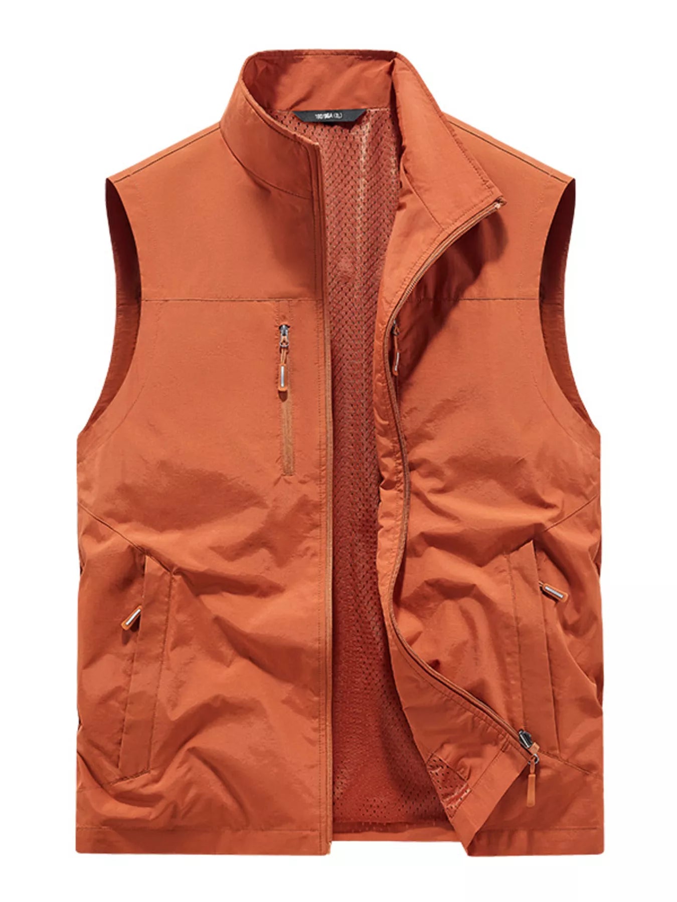 Men's Plus Size Lightweight Outdoor Zip Up Vest - PBNJ FASHIONS