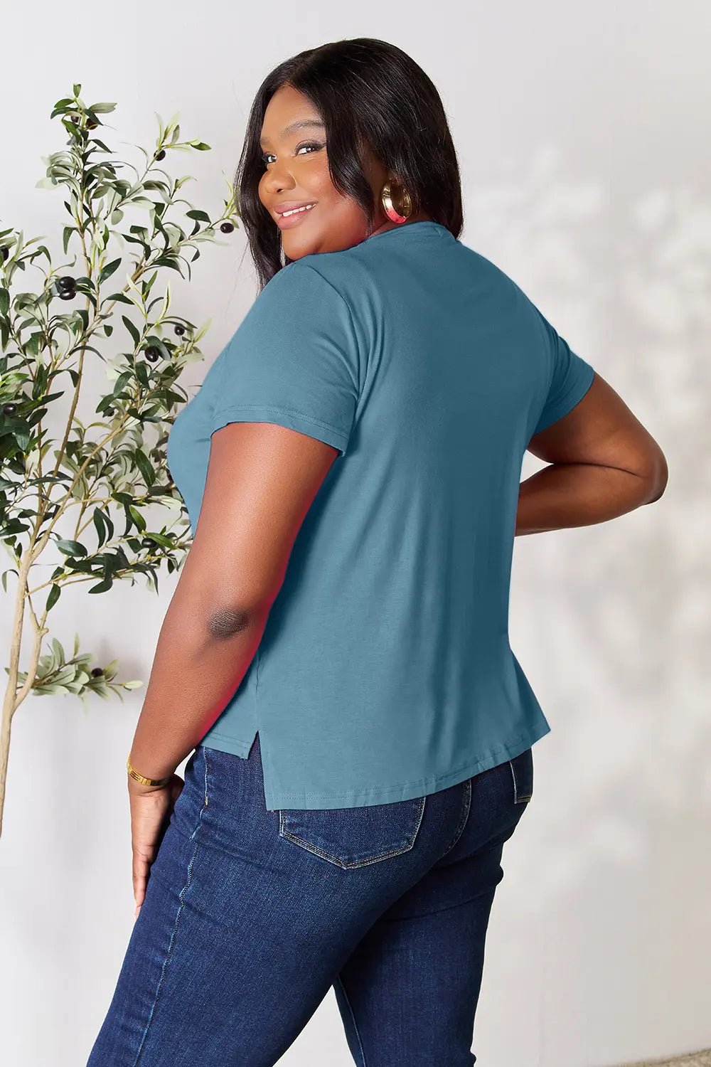 Basic Bae Full Size Round Neck Short Sleeve T-Shirt - PBNJ FASHIONS