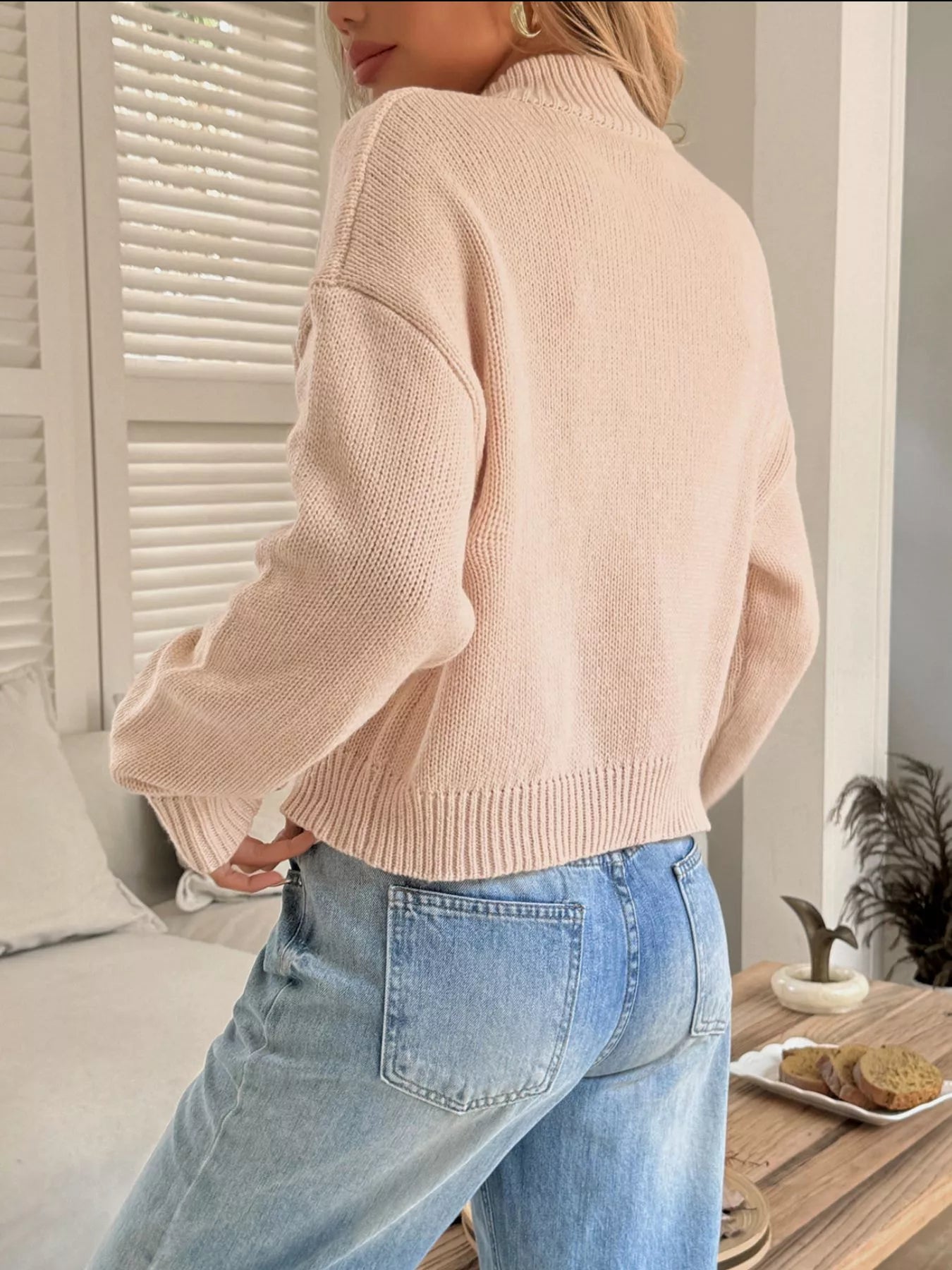Button - Down Knit Cardigan - PBNJ FASHIONS