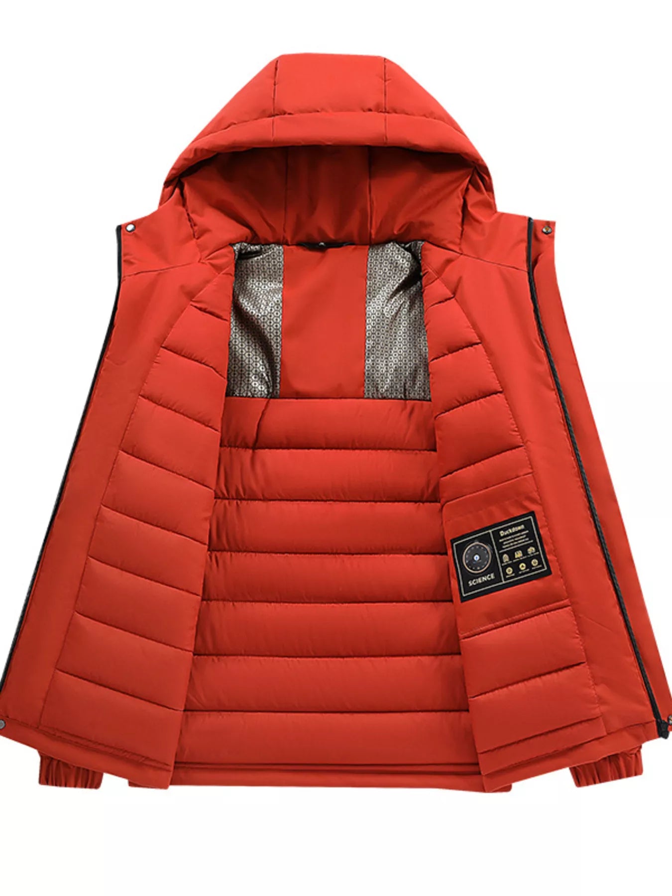 Men's Full Size Zip Up Hooded Winter Coat Plus Size - PBNJ FASHIONS