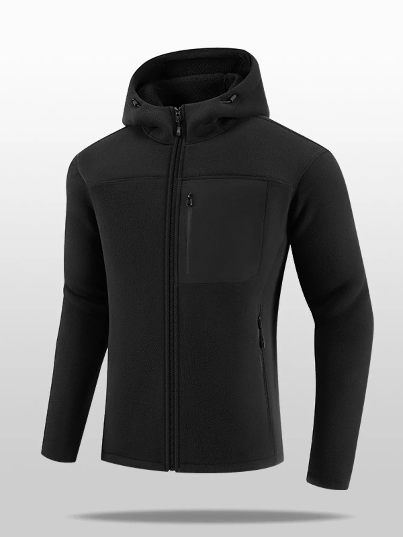 Men's Plus Size Hooded Fleece Full - Zip Jacket - PBNJ FASHIONS