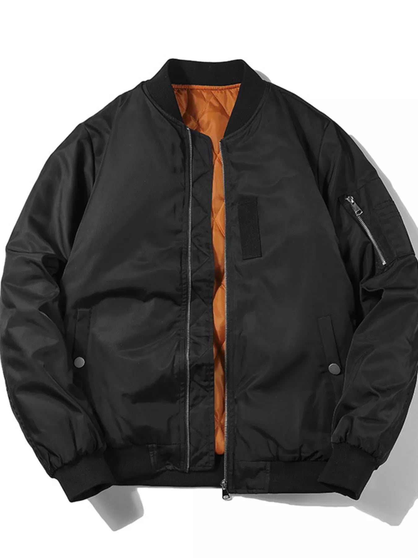 Men's Plus Size Lightweight Bomber Jacket - PBNJ FASHIONS