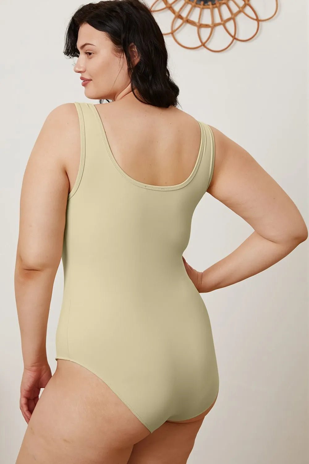 Basic Bae Full Size Square Neck Sleeveless Bodysuit - PBNJ FASHIONS