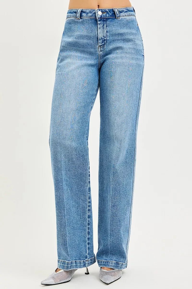 RISEN Slouchy Straight Jeans - PBNJ FASHIONS
