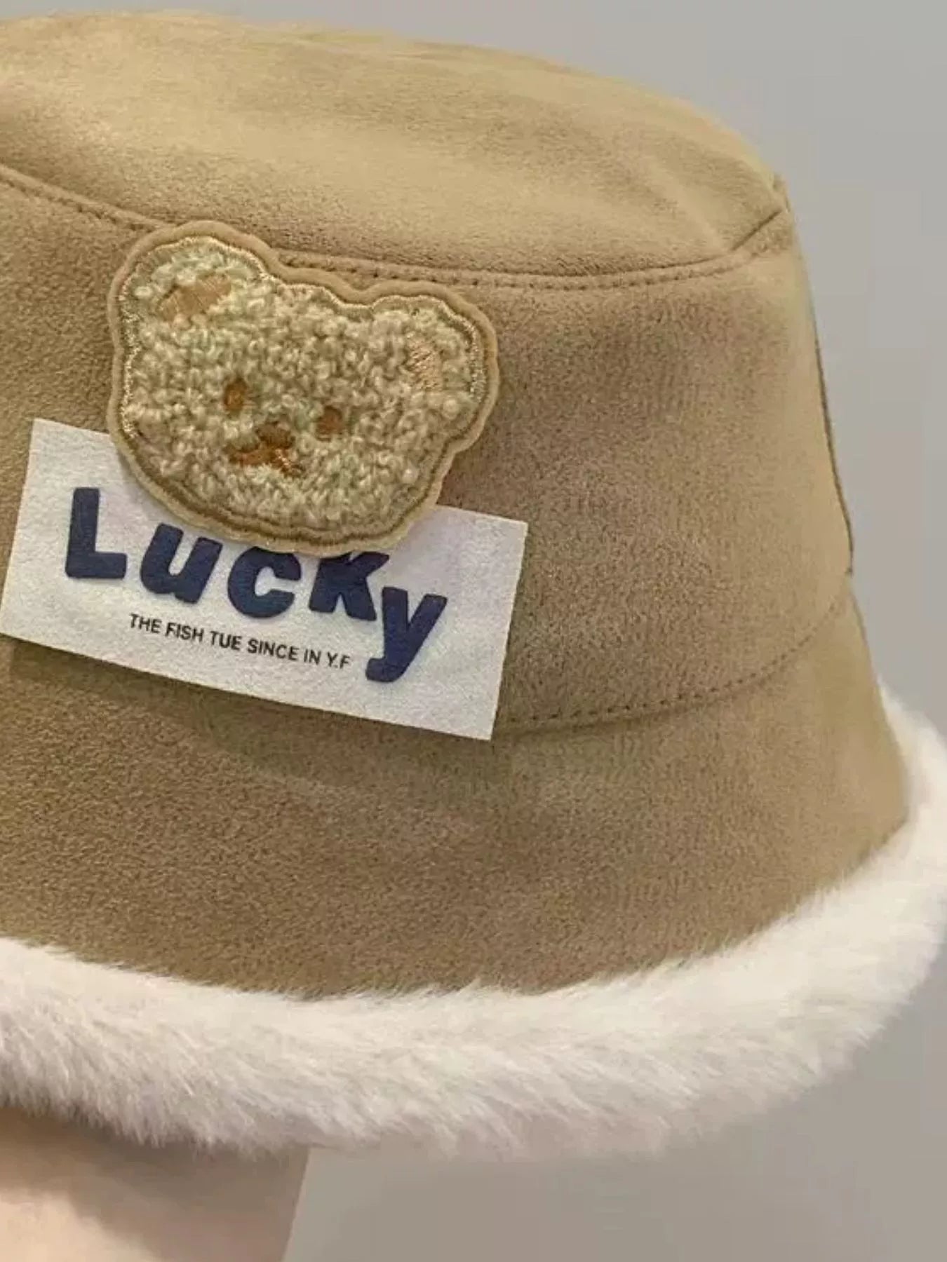 Children's Warm Plush Trim Bucket Hat - PBNJ FASHIONS