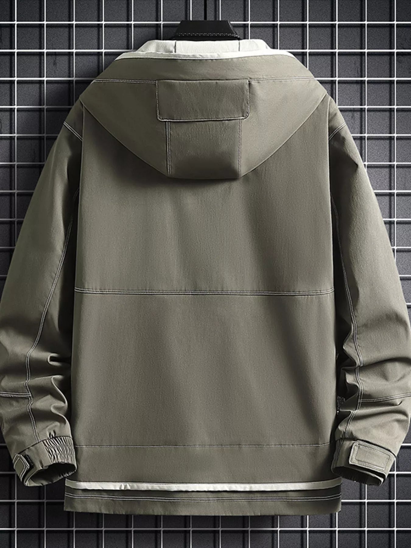 Men's Plus Size Hooded Casual Lightweight Jacket - PBNJ FASHIONS
