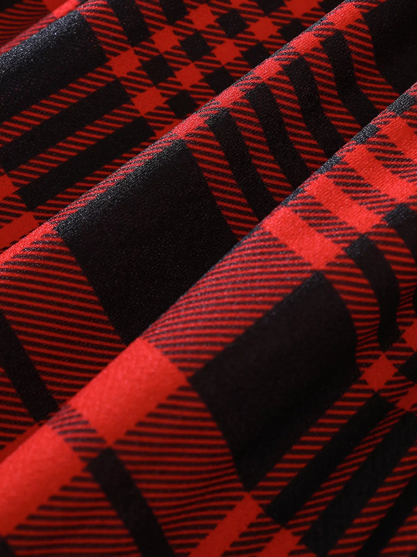 Children's Plaid Print Long Sleeve Dress - PBNJ FASHIONS