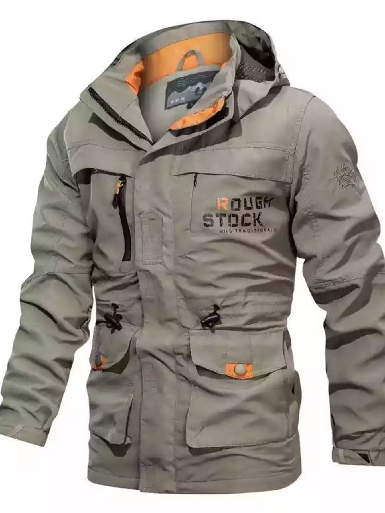 Men's Plus Size Zip Up Hooded Jacket - PBNJ FASHIONS