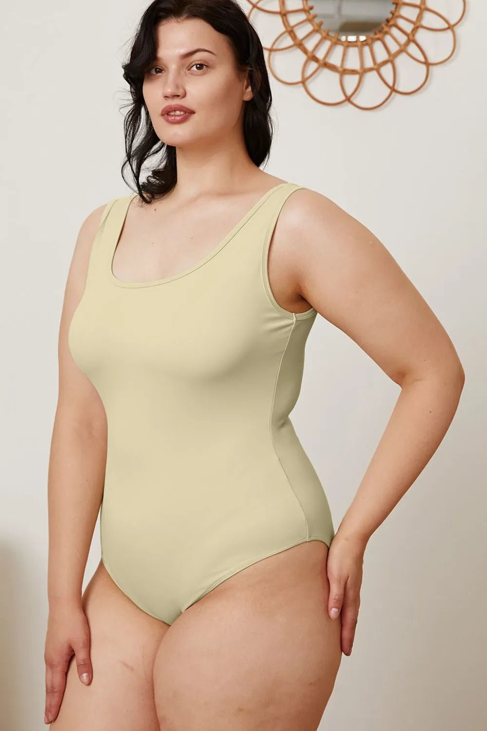 Basic Bae Full Size Square Neck Sleeveless Bodysuit - PBNJ FASHIONS