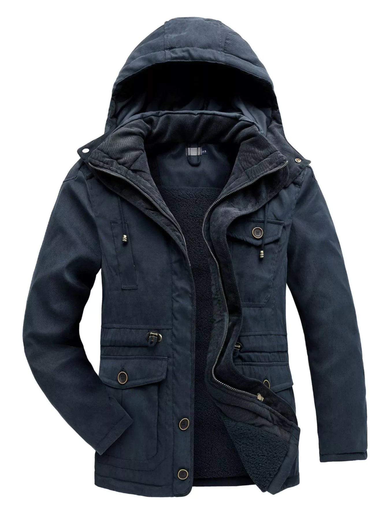 Men's Winter Hooded Zip Up Jacket - PBNJ FASHIONS