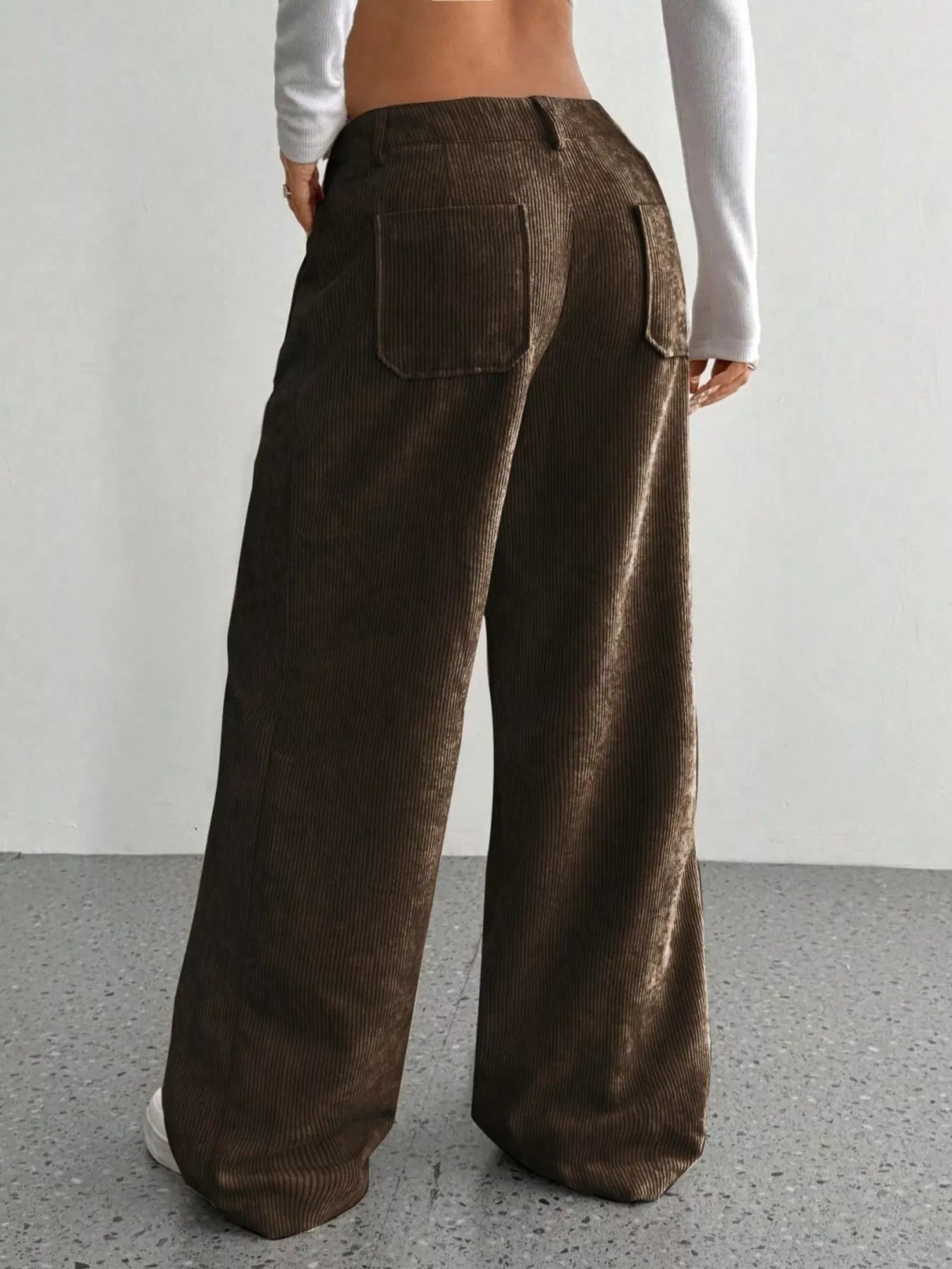 Corduroy Wide Leg Pants - PBNJ FASHIONS