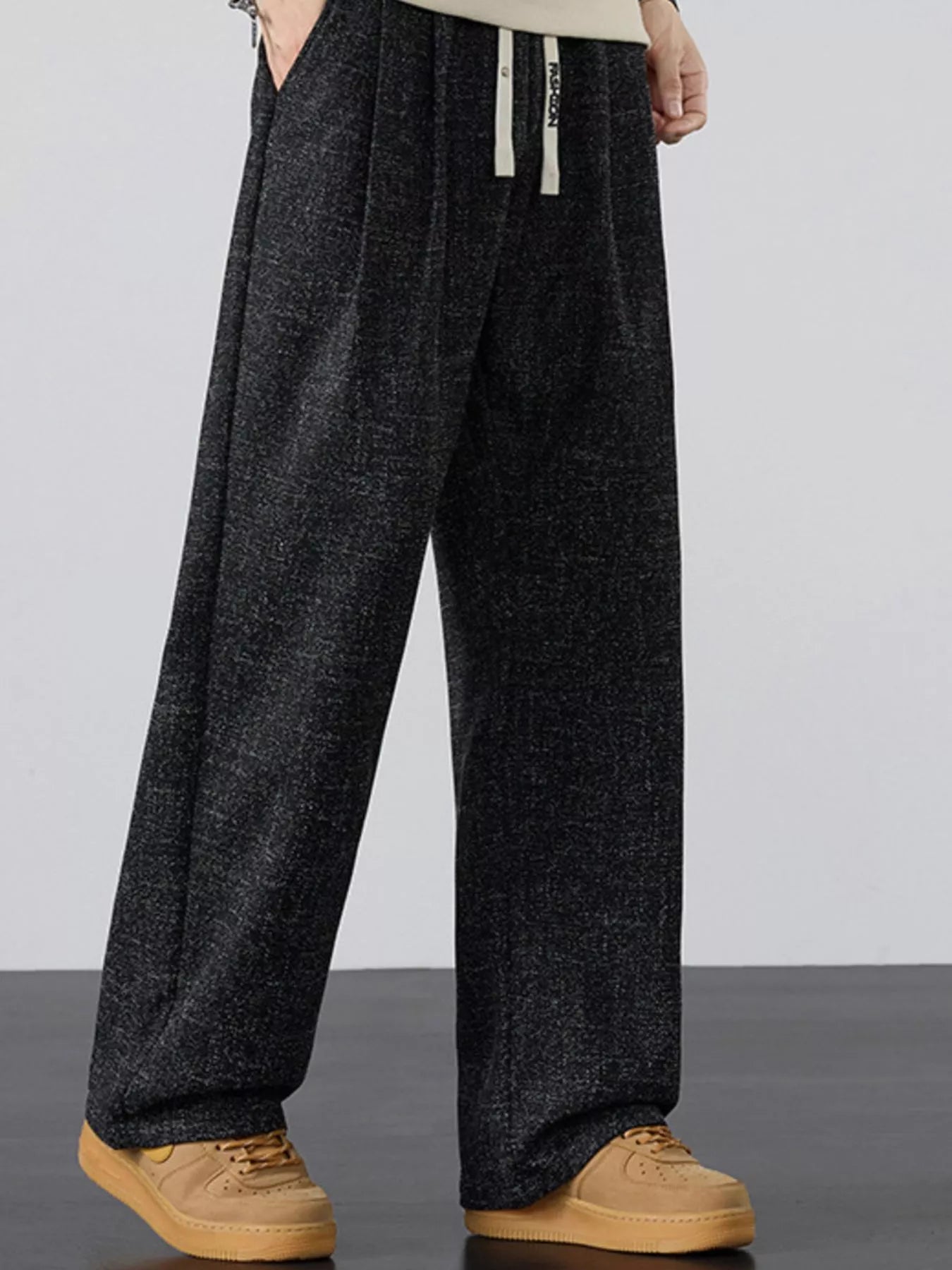 Men's Plus Size Casual Wide Leg Pants - PBNJ FASHIONS