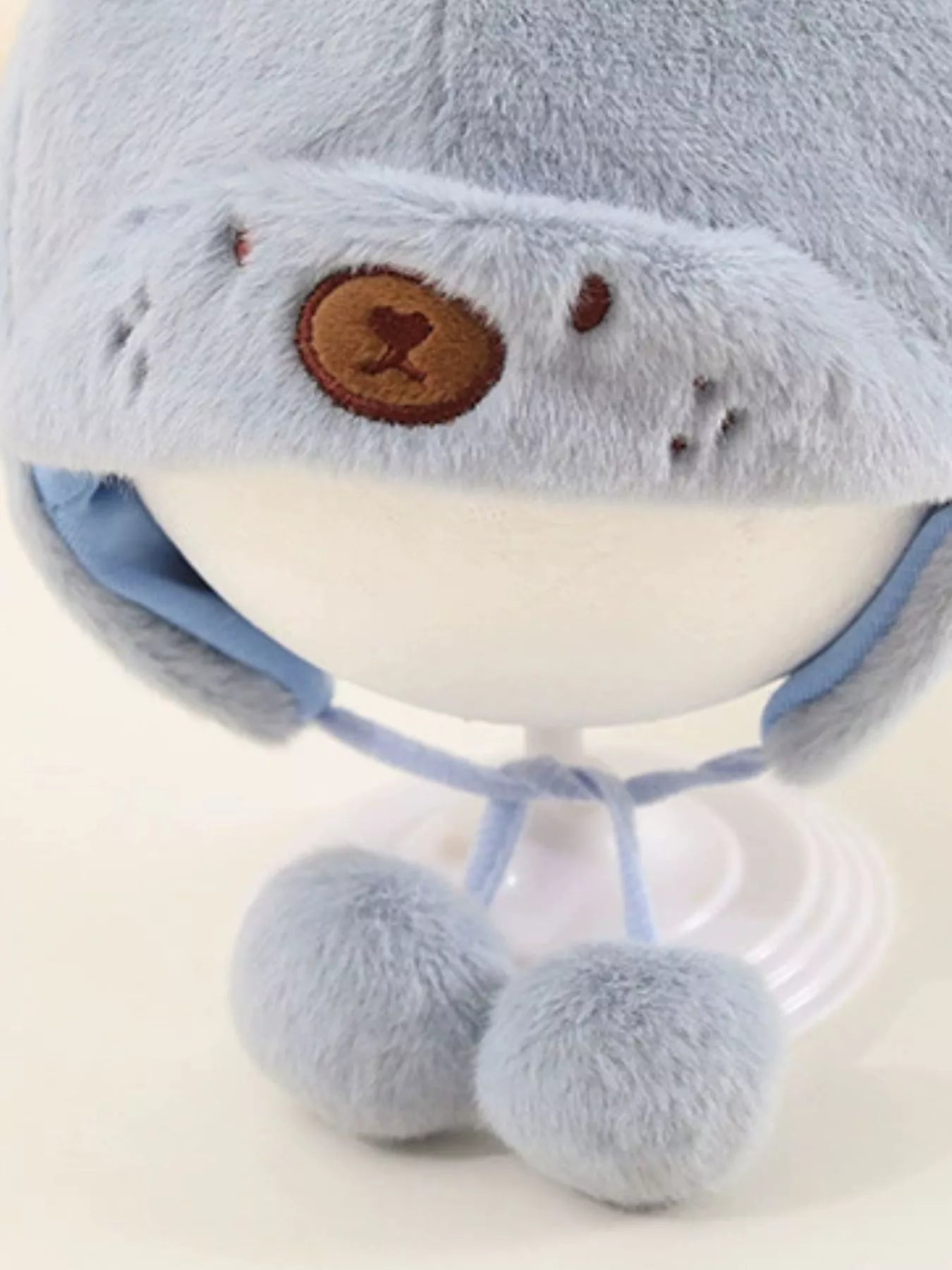 Children's Cute Bear Ear Plush Hat - PBNJ FASHIONS