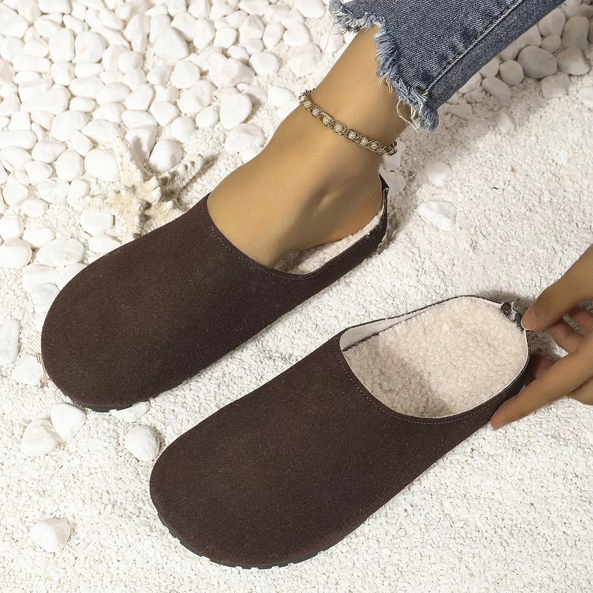 Round Toe Flats Slippers - PBNJ FASHIONS