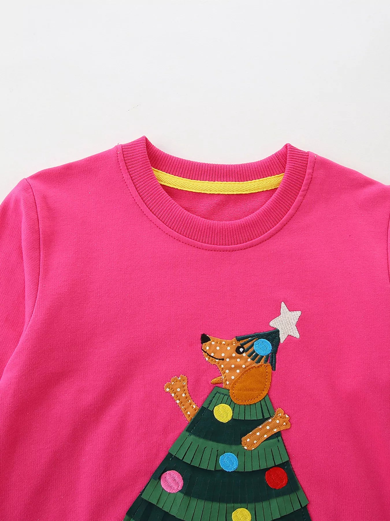 Children's Christmas Tree Applique Sweatshirt - PBNJ FASHIONS