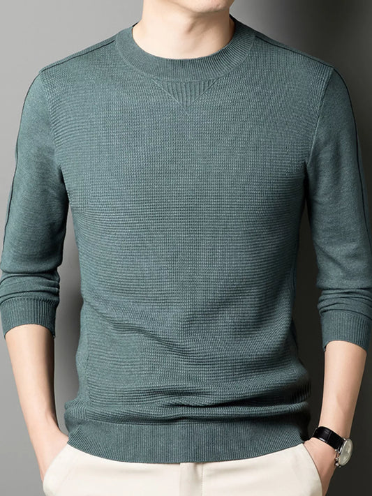 Men's Plus Size Textured Slim Fit Knit Top - PBNJ FASHIONS
