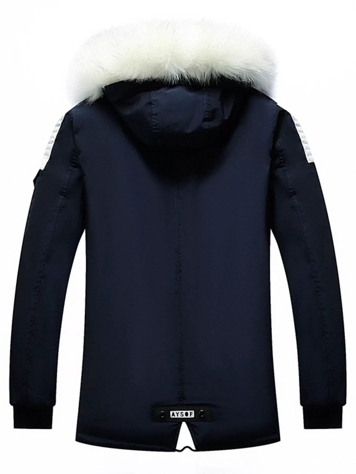 Men's Plus Size Fur Hooded Winter Parka Jacket - PBNJ FASHIONS