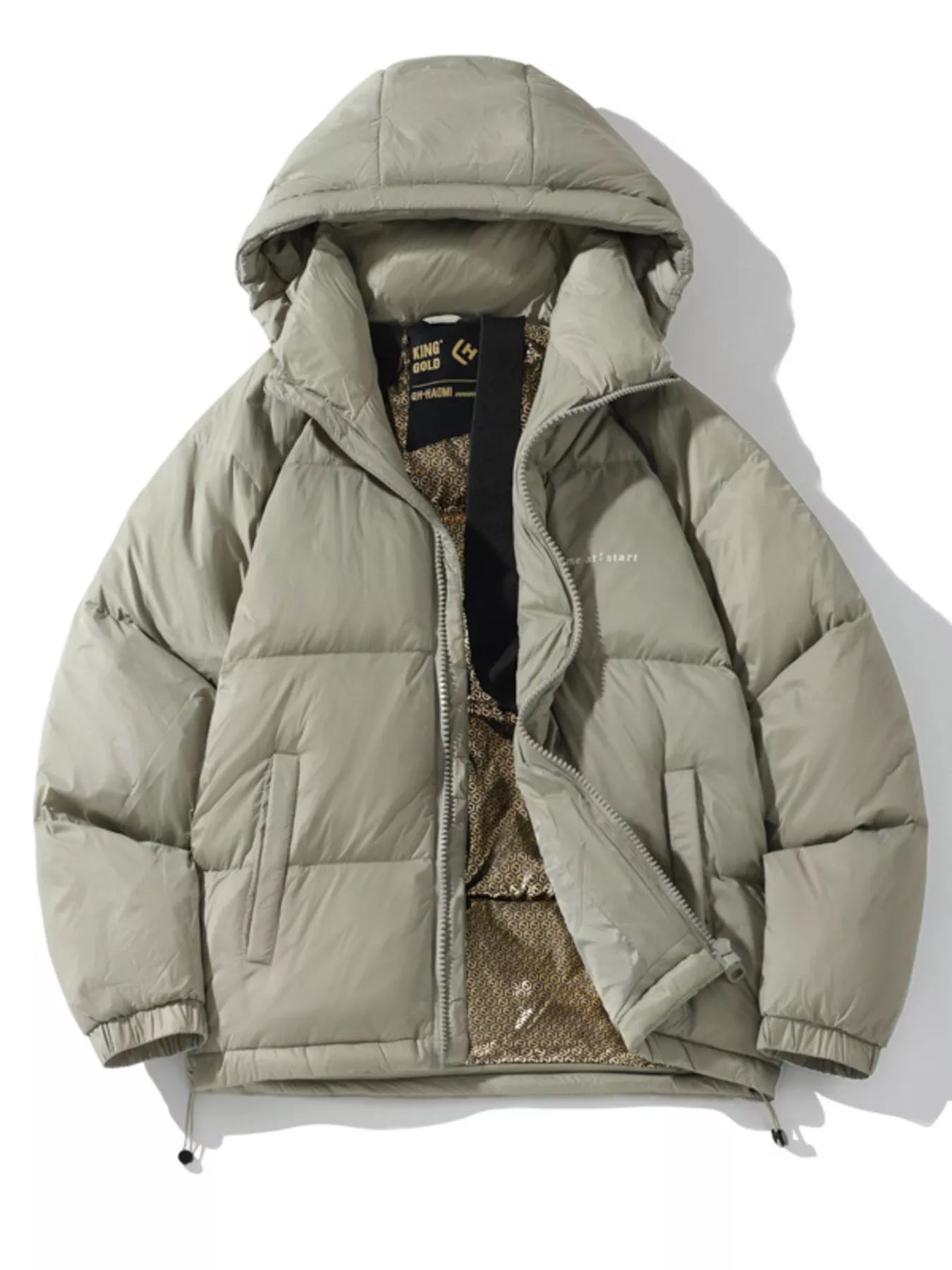 Men's Plus Size Hooded Lightweight Puffer Jacket - PBNJ FASHIONS
