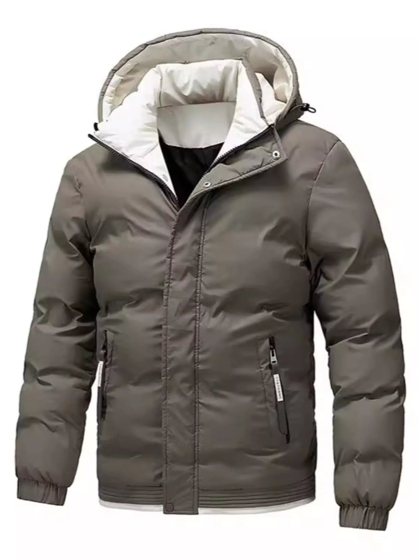 Men's Plus Size Warm Padded Hooded Puffer Jacket - PBNJ FASHIONS
