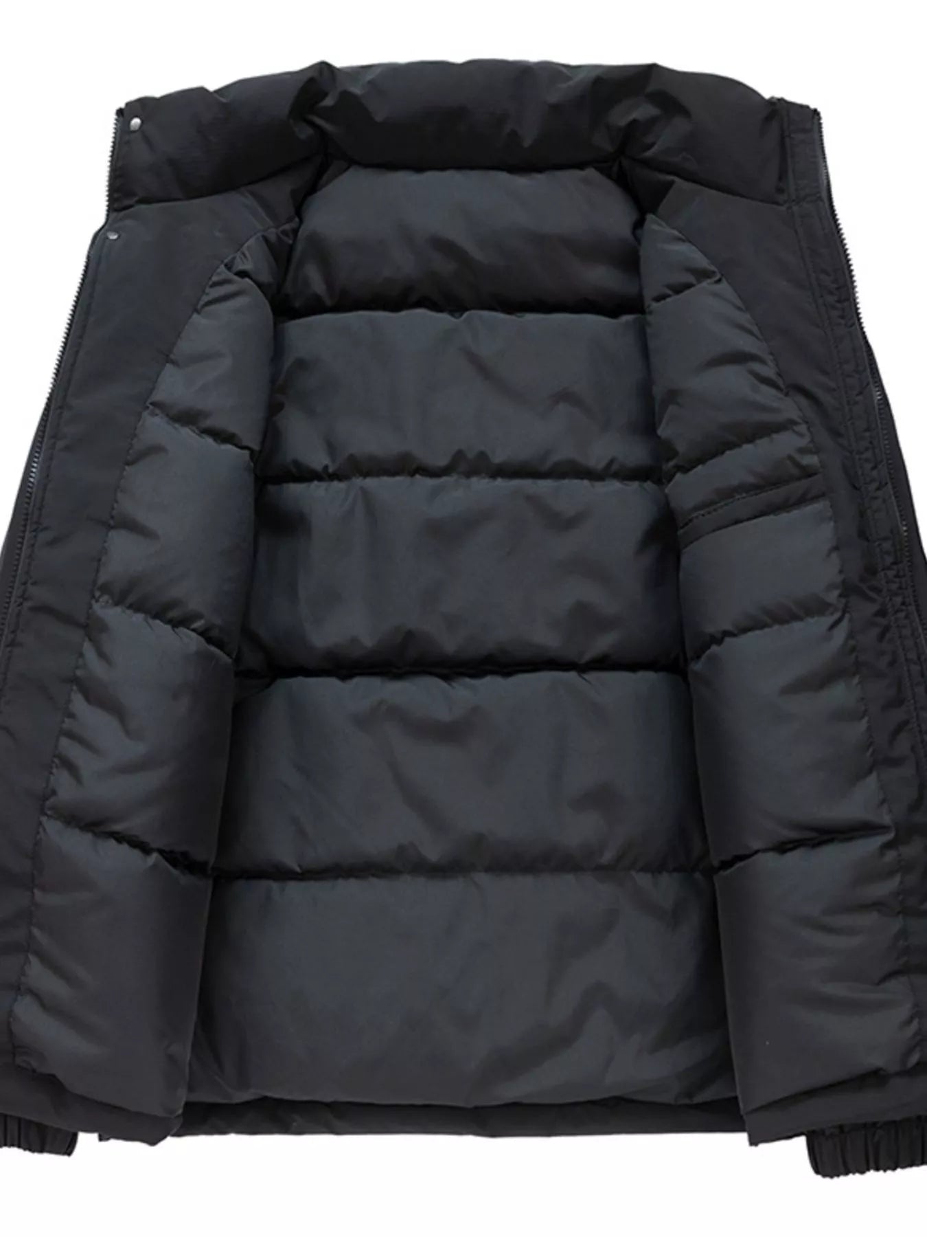 Men's Plus Size Warm Padded Stand Collar Winter Coat - PBNJ FASHIONS
