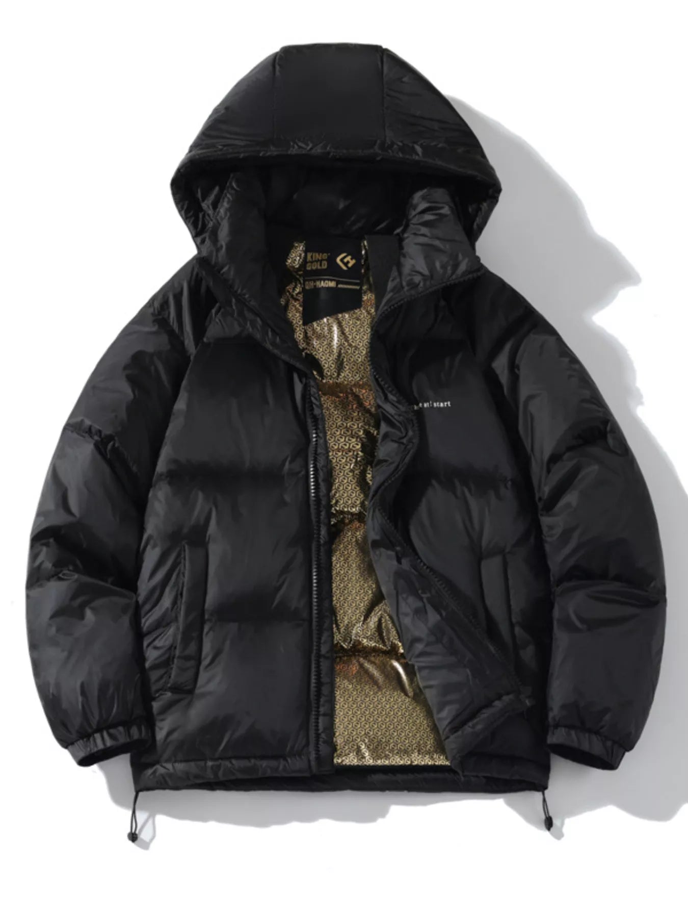 Men's Plus Size Hooded Lightweight Puffer Jacket - PBNJ FASHIONS