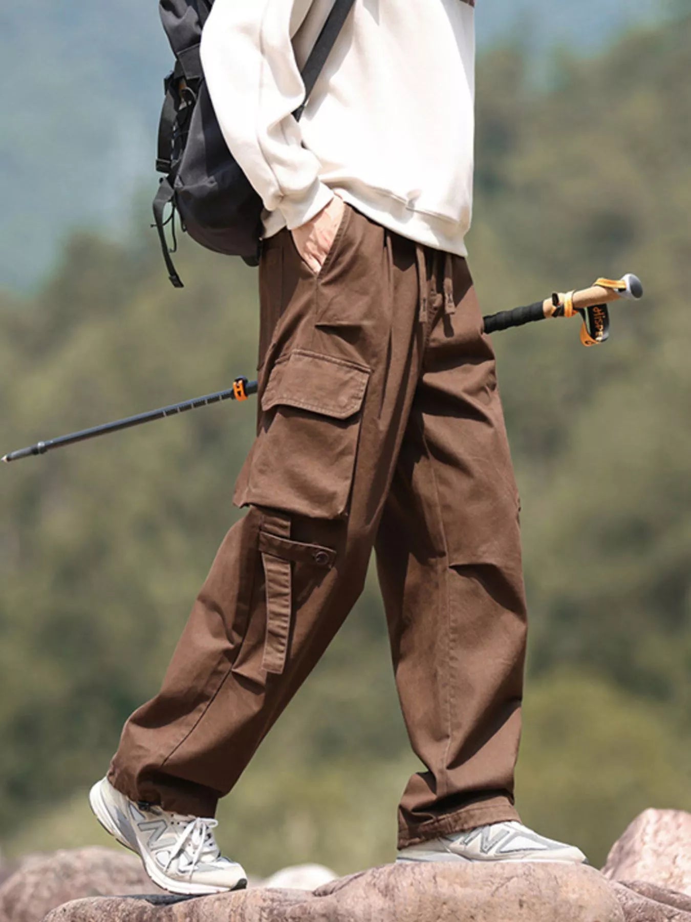 Men's Plus Size Relaxed Fit Cargo Pants - PBNJ FASHIONS