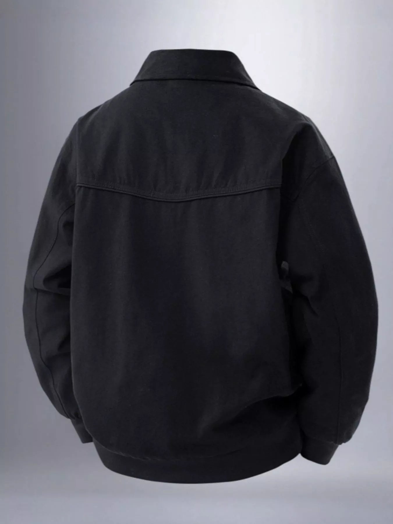 Men's Plus Size Zip Up Long Sleeve Jacket - PBNJ FASHIONS