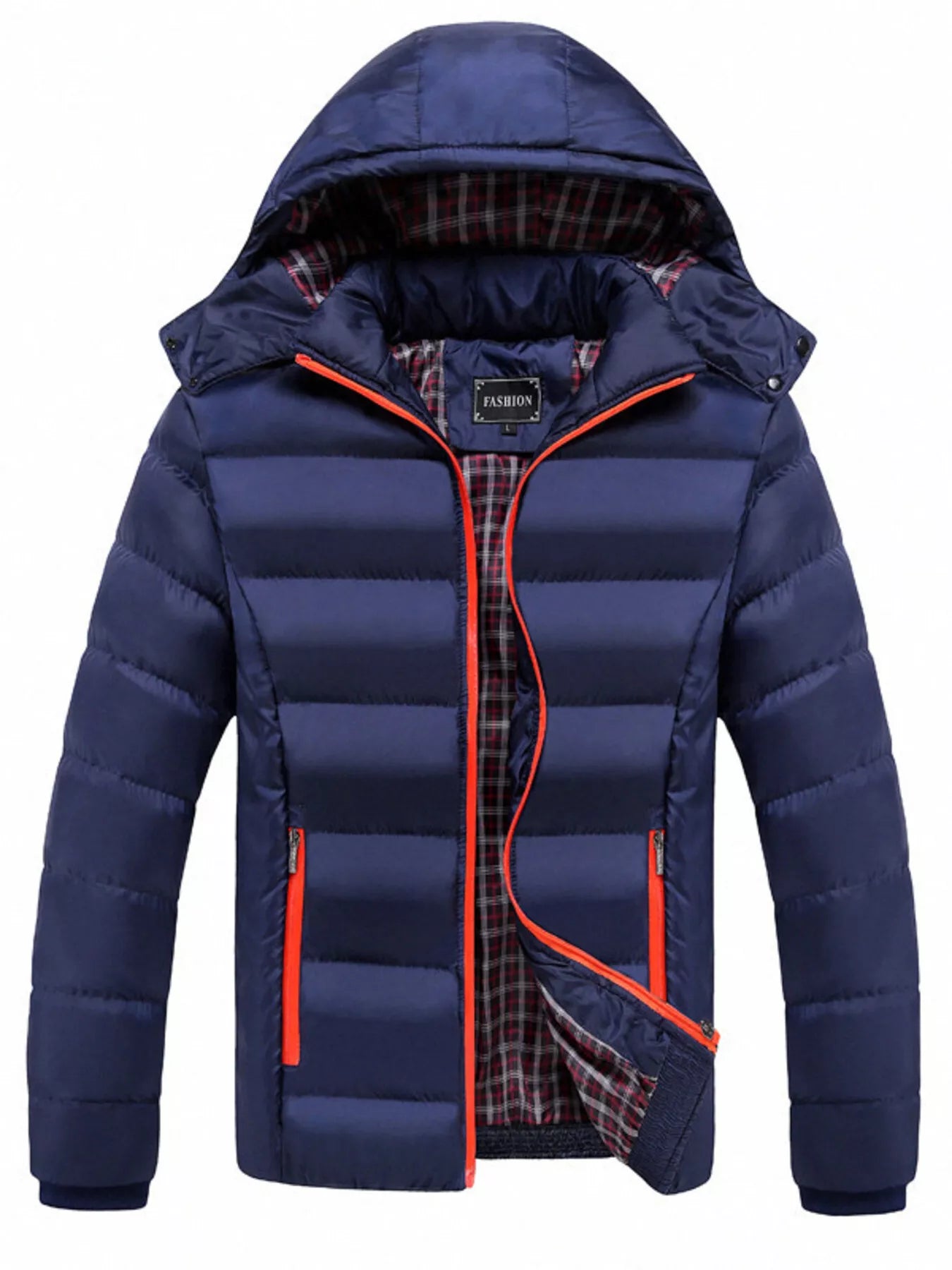Men's Plus Size Warm Padded Hooded Puffer Jacket - PBNJ FASHIONS