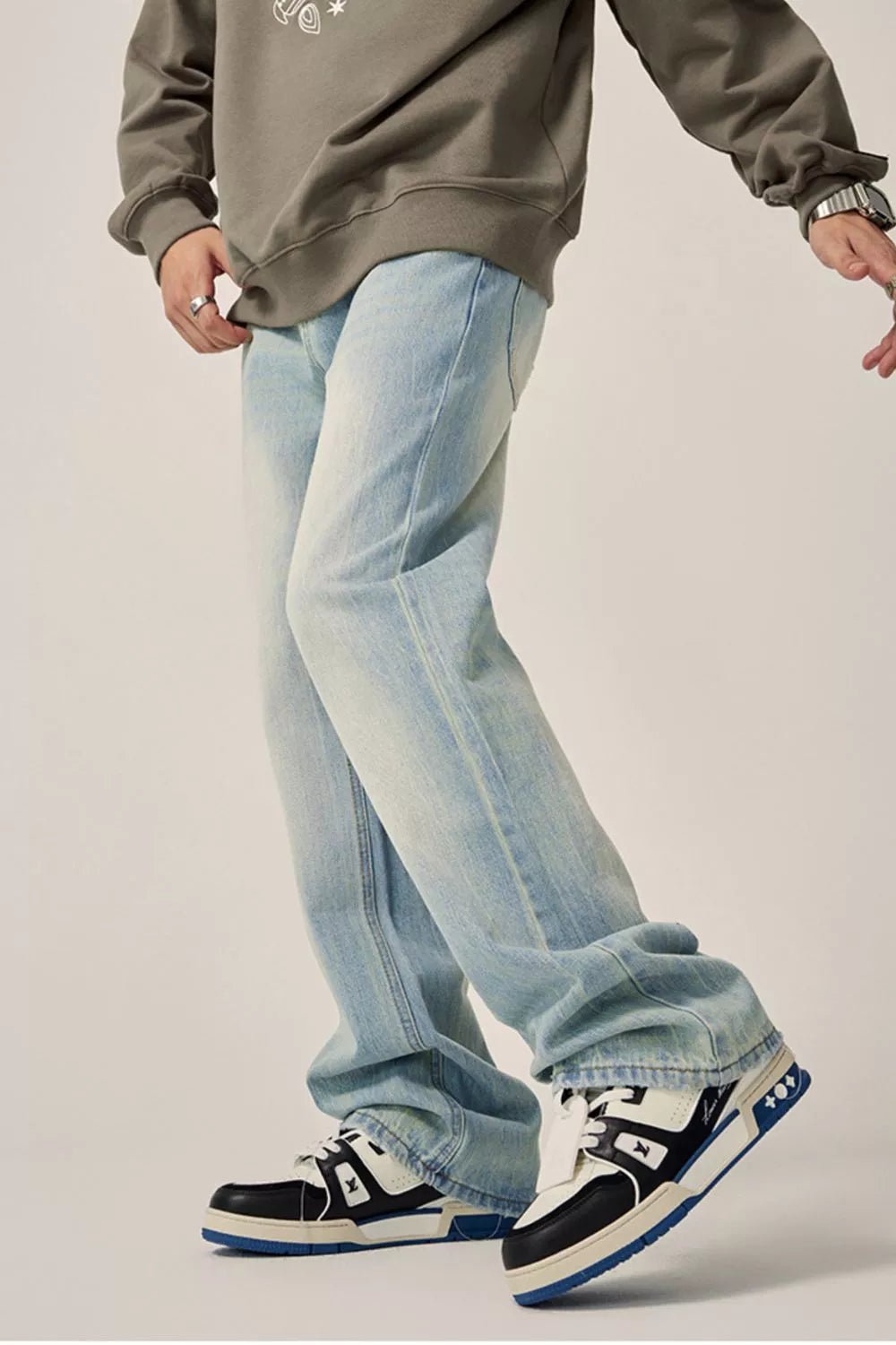 Men's Wash Relaxed Fit Jeans - PBNJ FASHIONS