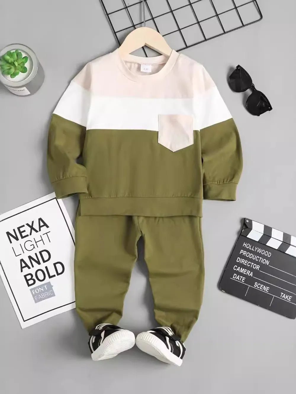 Children's Color Block Top and Pants Set - PBNJ FASHIONS