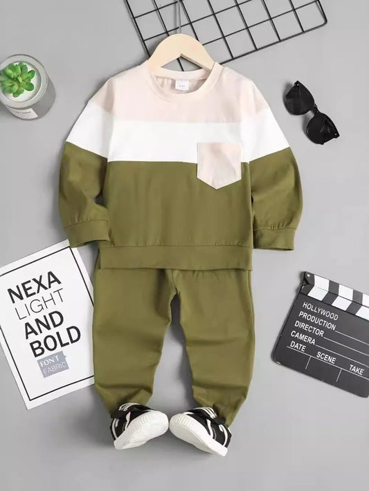 Children's Color Block Top and Pants Set - PBNJ FASHIONS