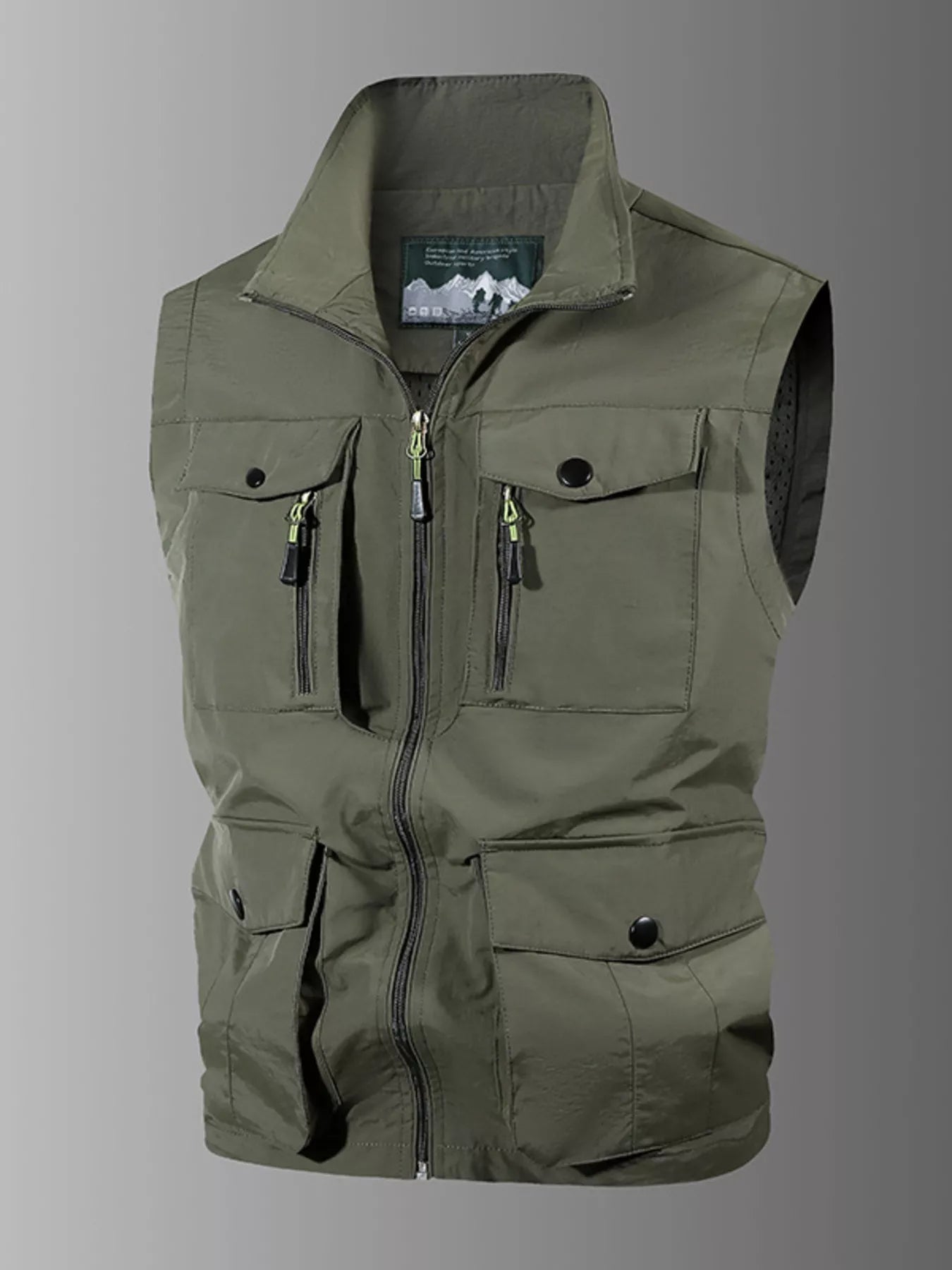 Men's Plus Size Multi - Pocket Outdoor Vest - PBNJ FASHIONS