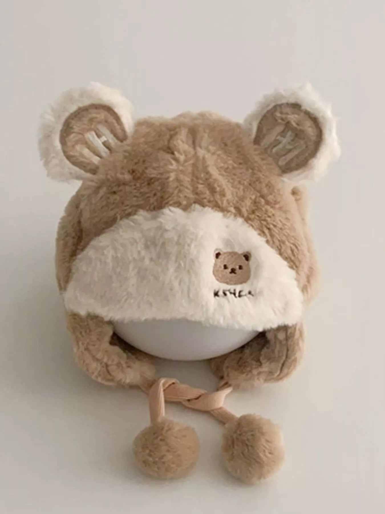 Children's Bear Ear Fluffy Hat - PBNJ FASHIONS